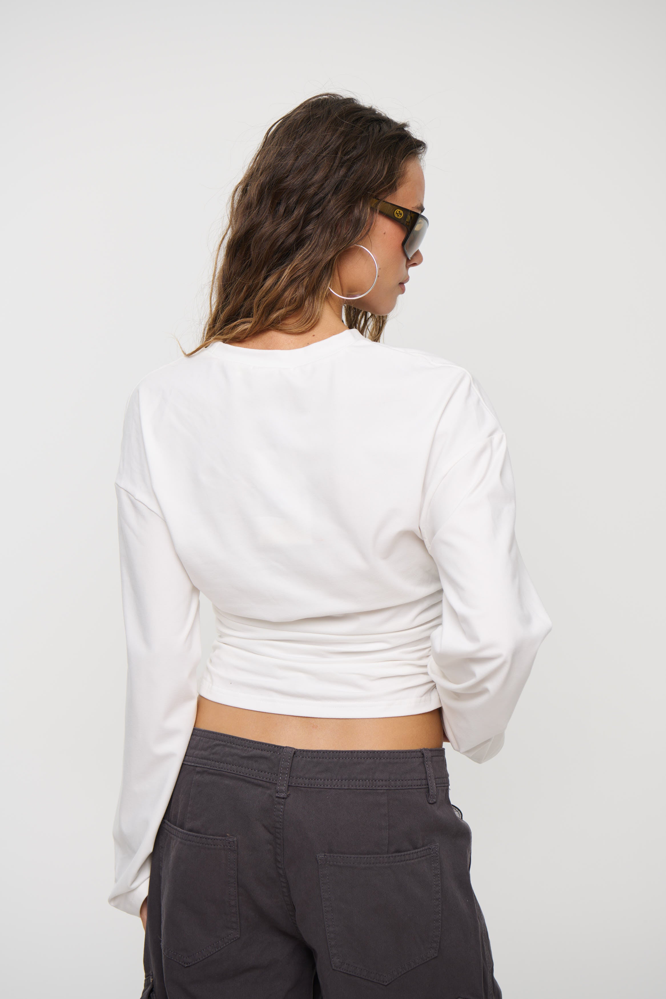 Rishelle Long Sleeve White