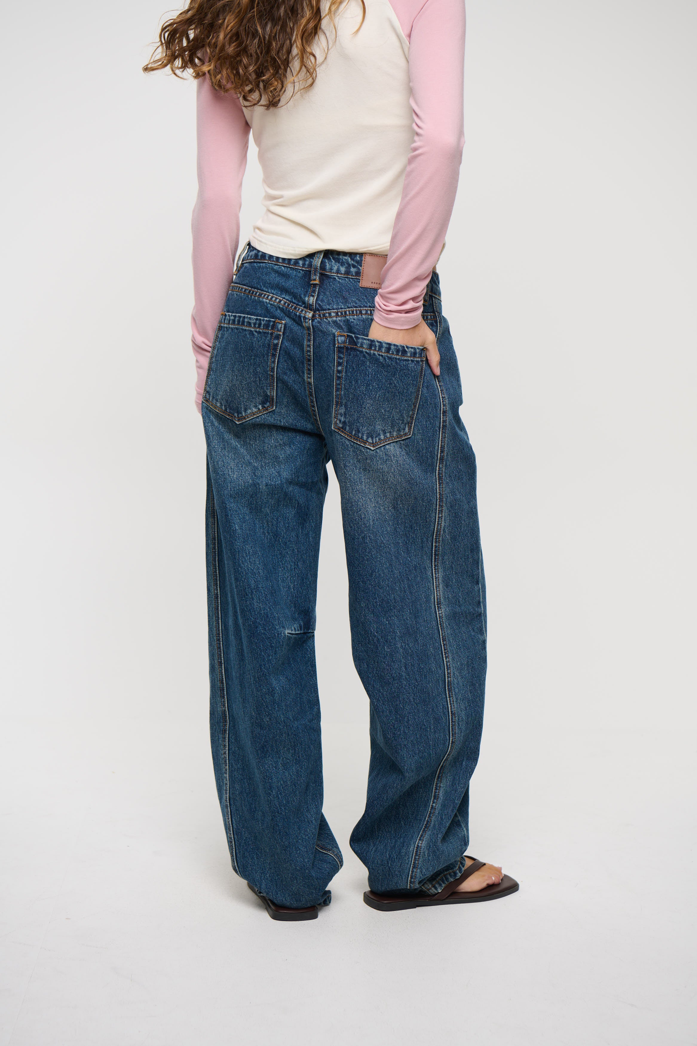 Chiara Barrel Jean Blue