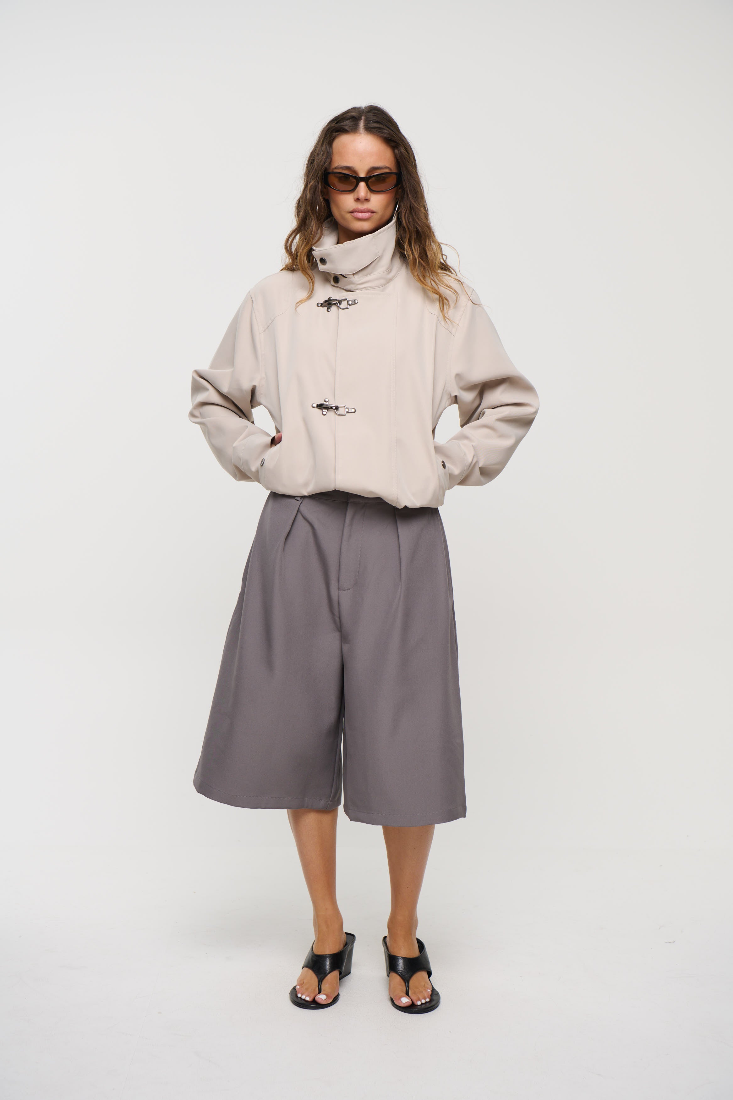 Roni Long Short Dark Grey