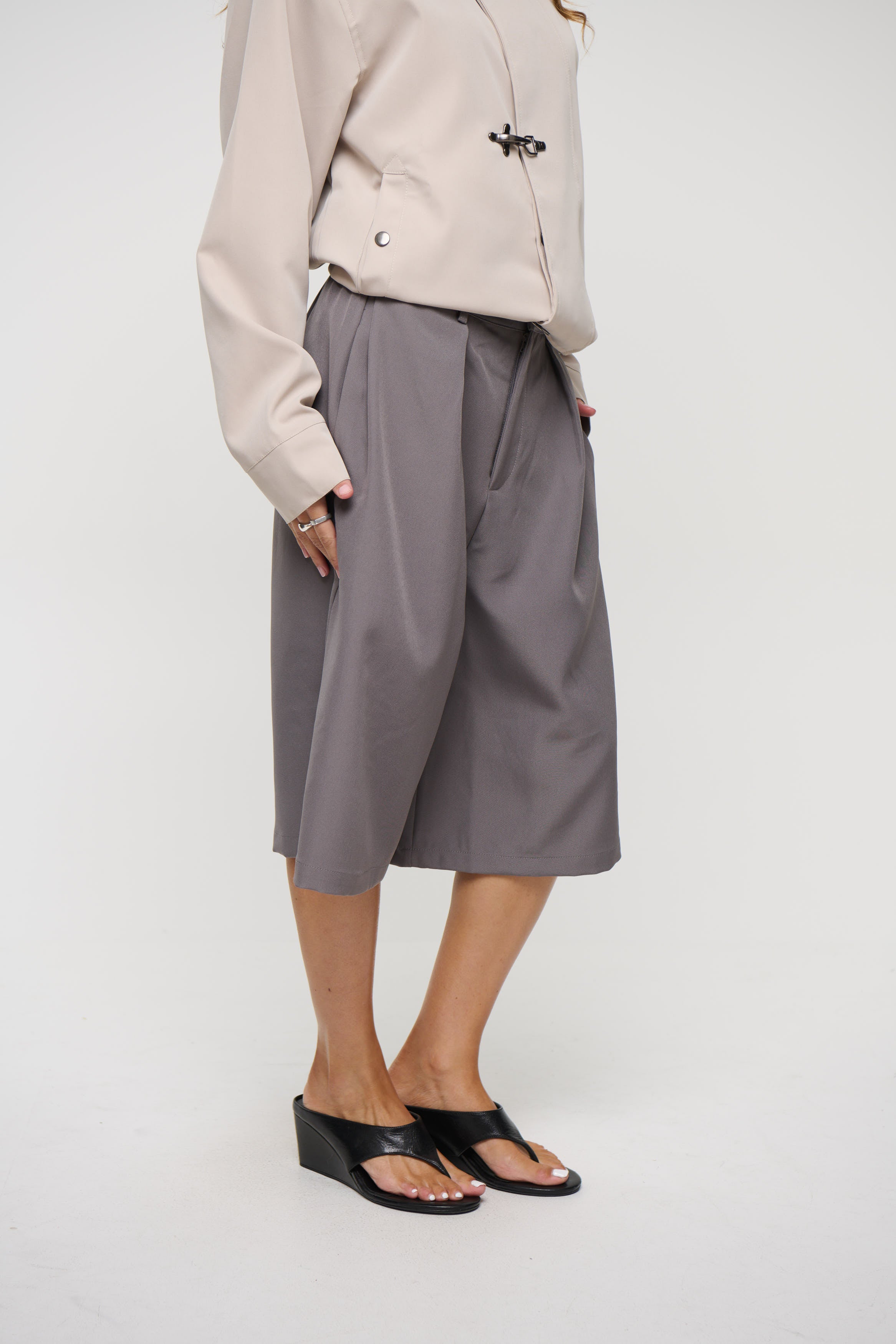 Roni Long Short Dark Grey