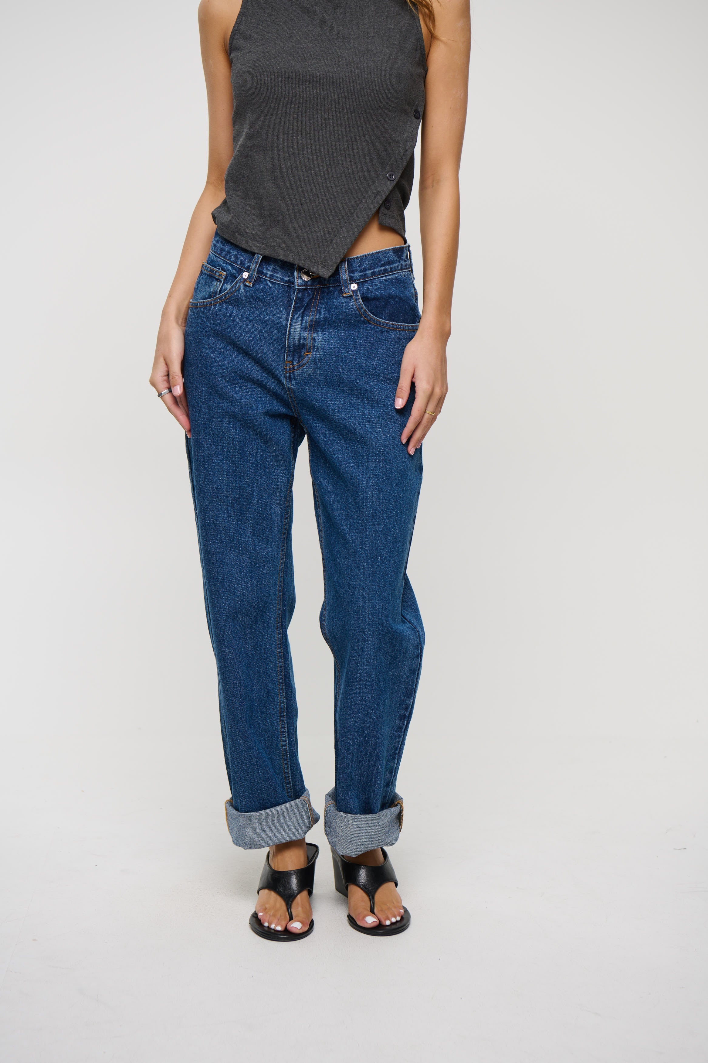 Kassandra Straight Leg Jean Blue