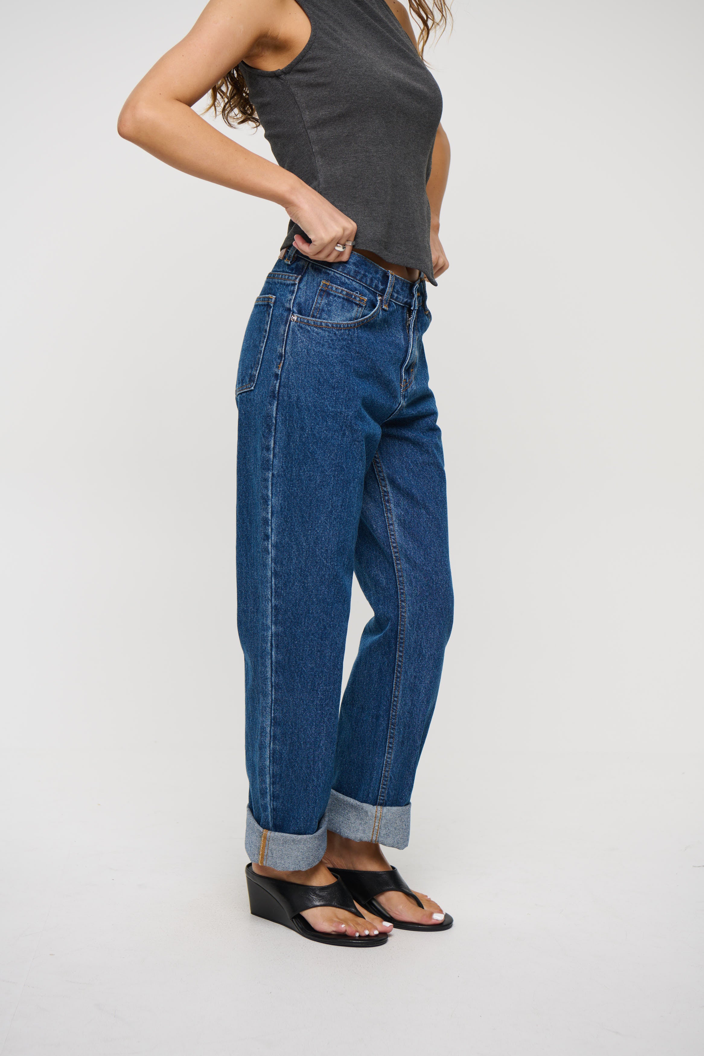 Kassandra Straight Leg Jean Blue