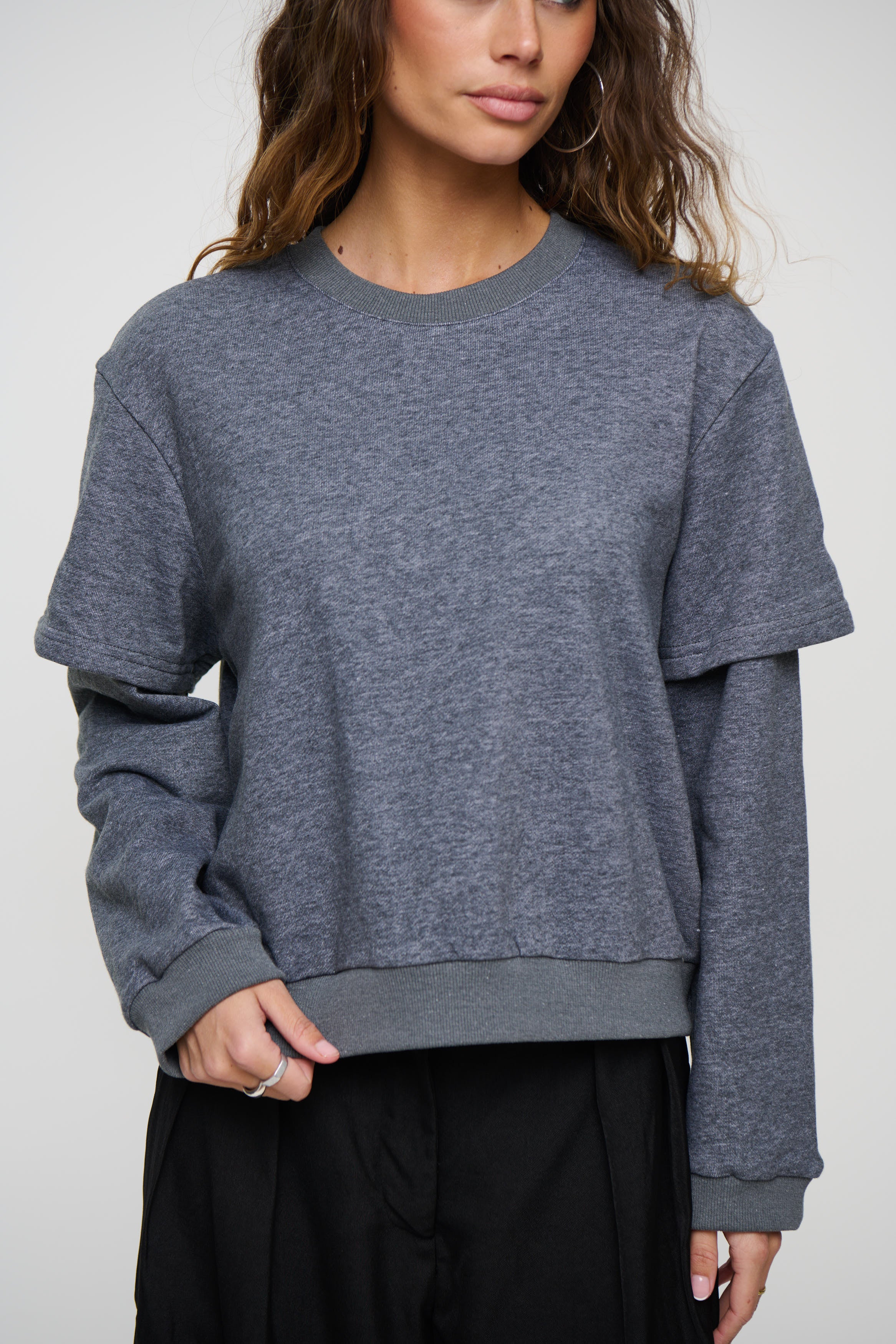 Jazmin Long Sleeve Dark Grey