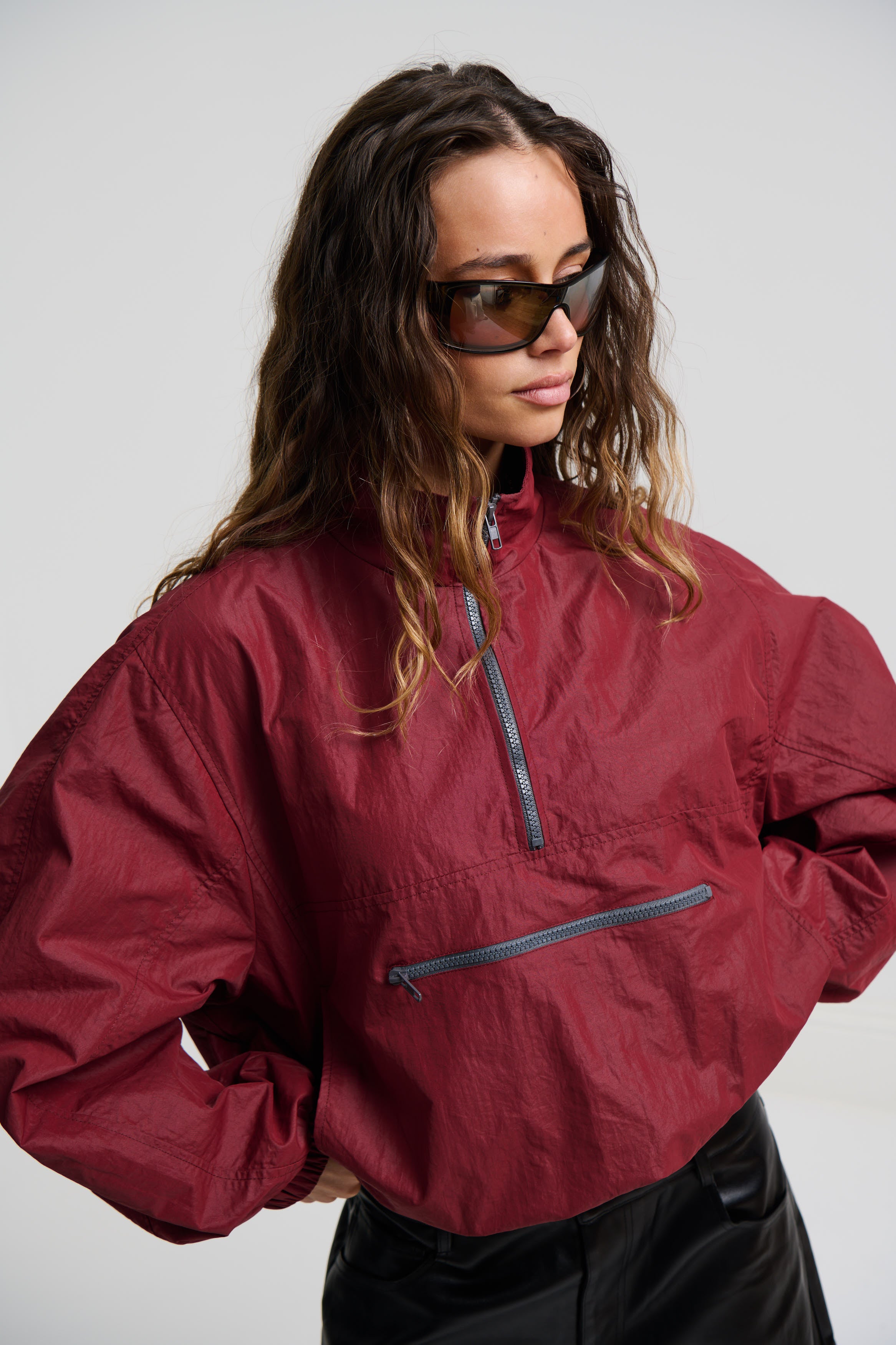 Ibiza Windbreaker Burgundy