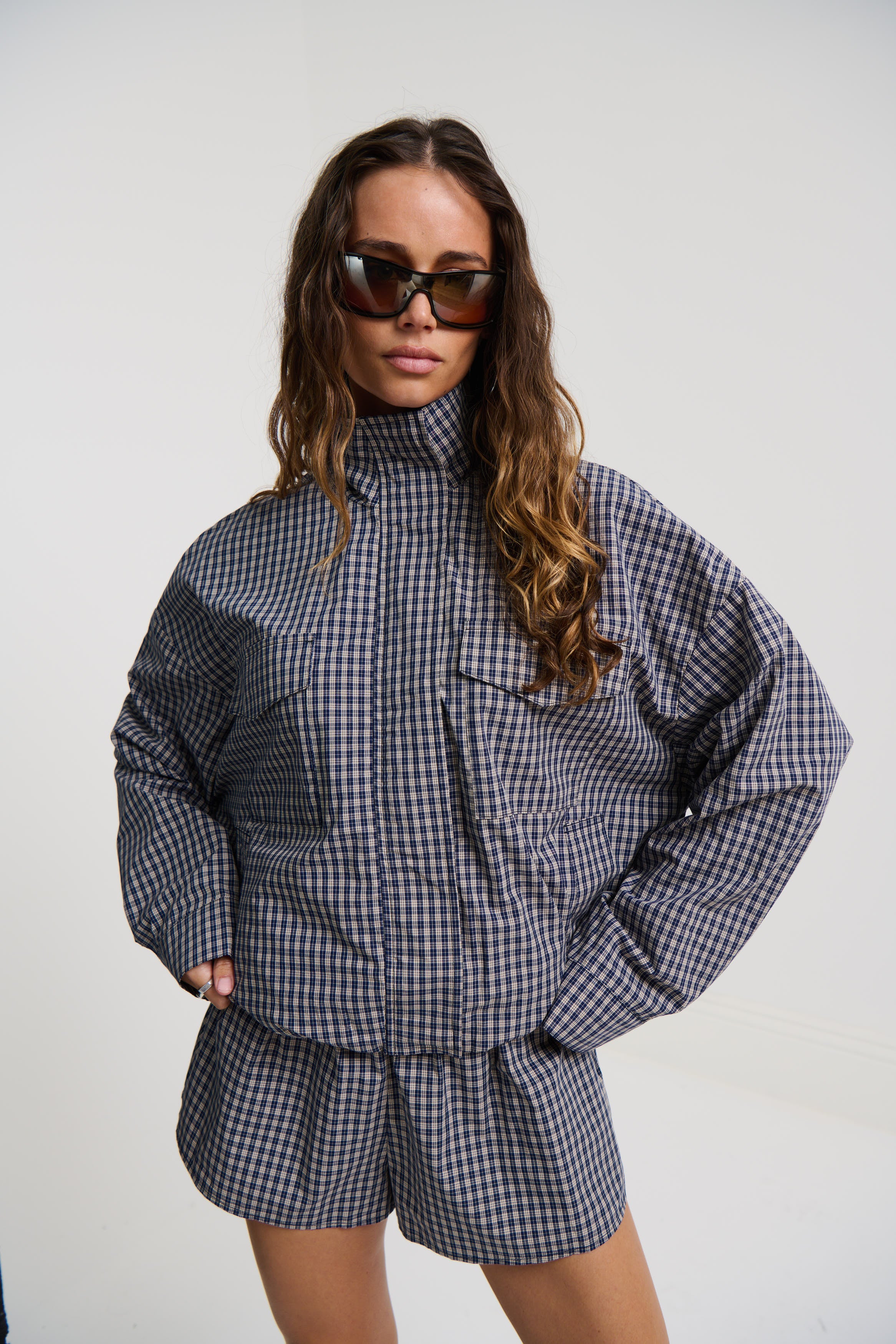 Hampton Bomber Plaid