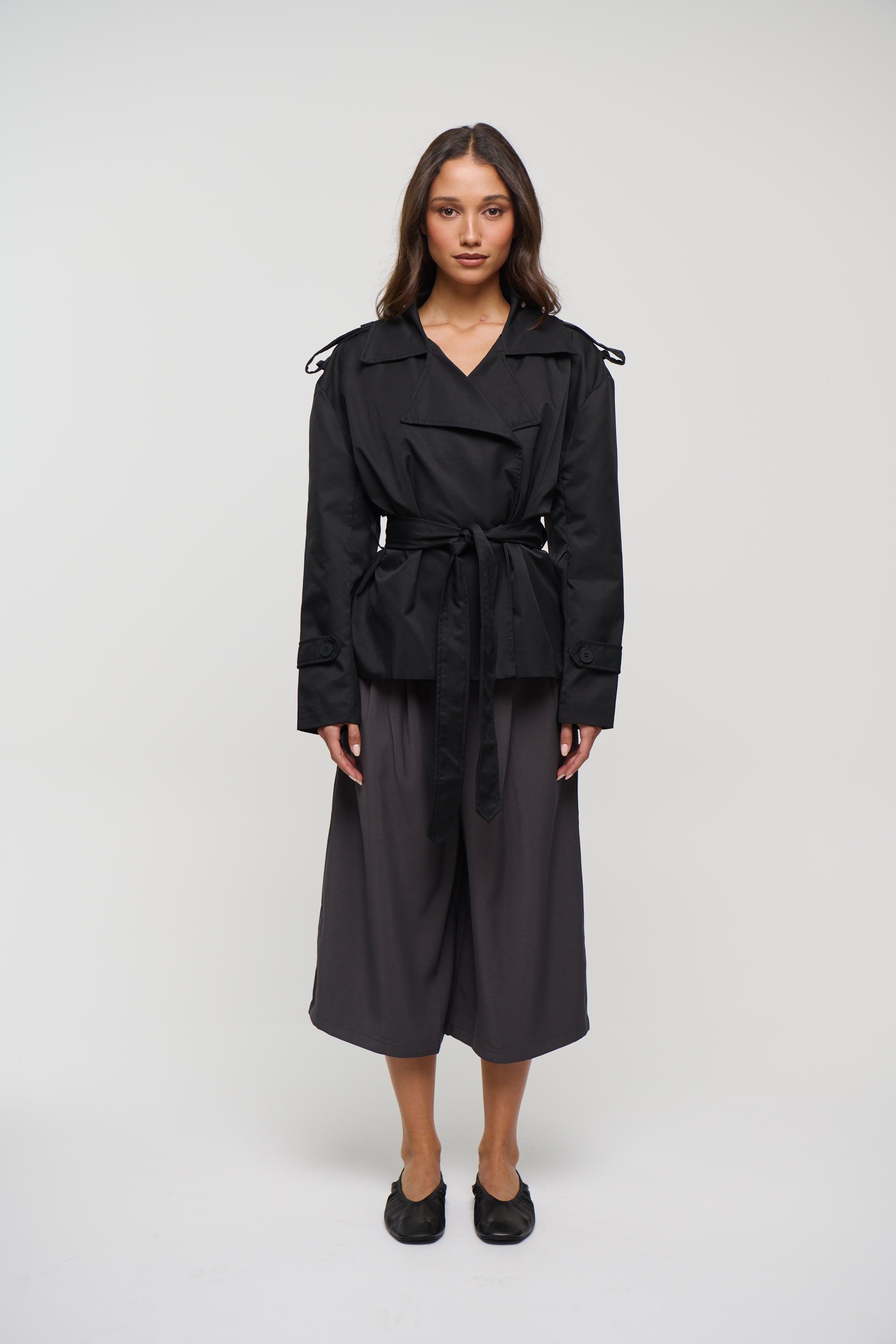 Aston Trench Black