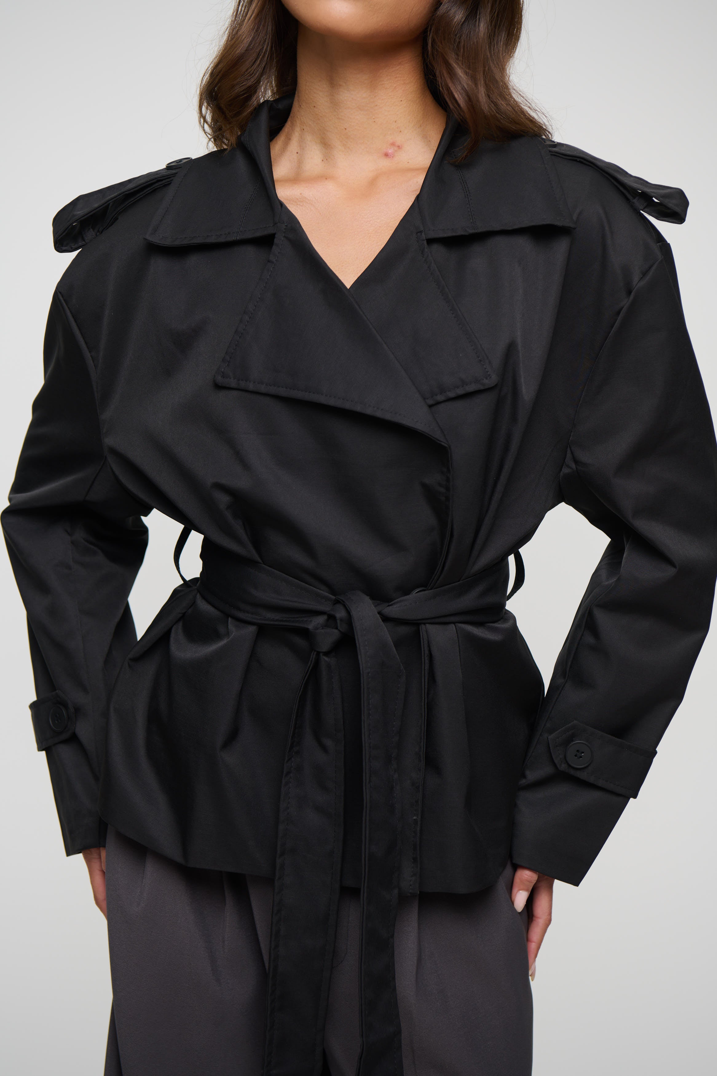 Aston Trench Black
