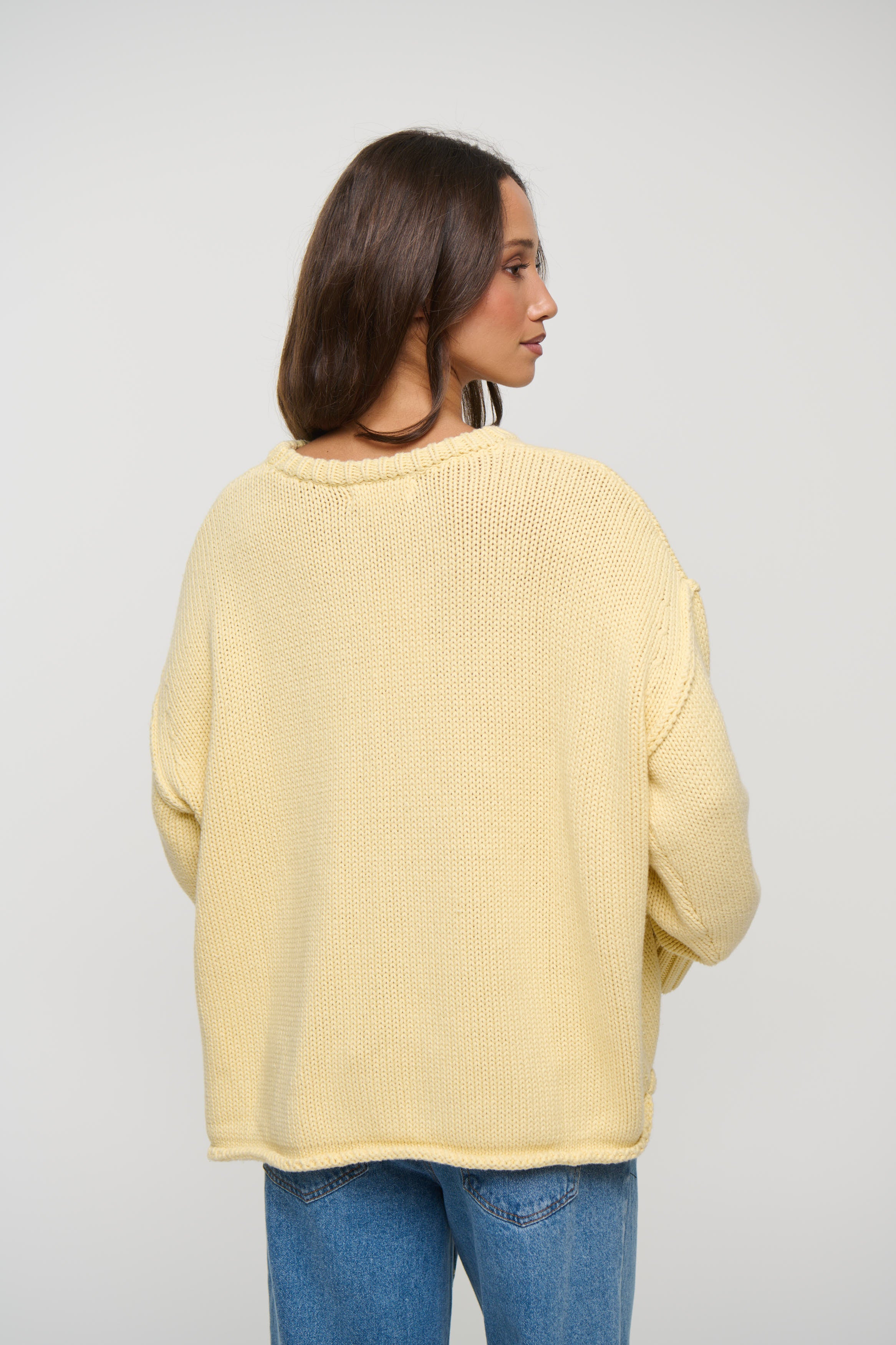 Nikova Knit Jumper Lemon