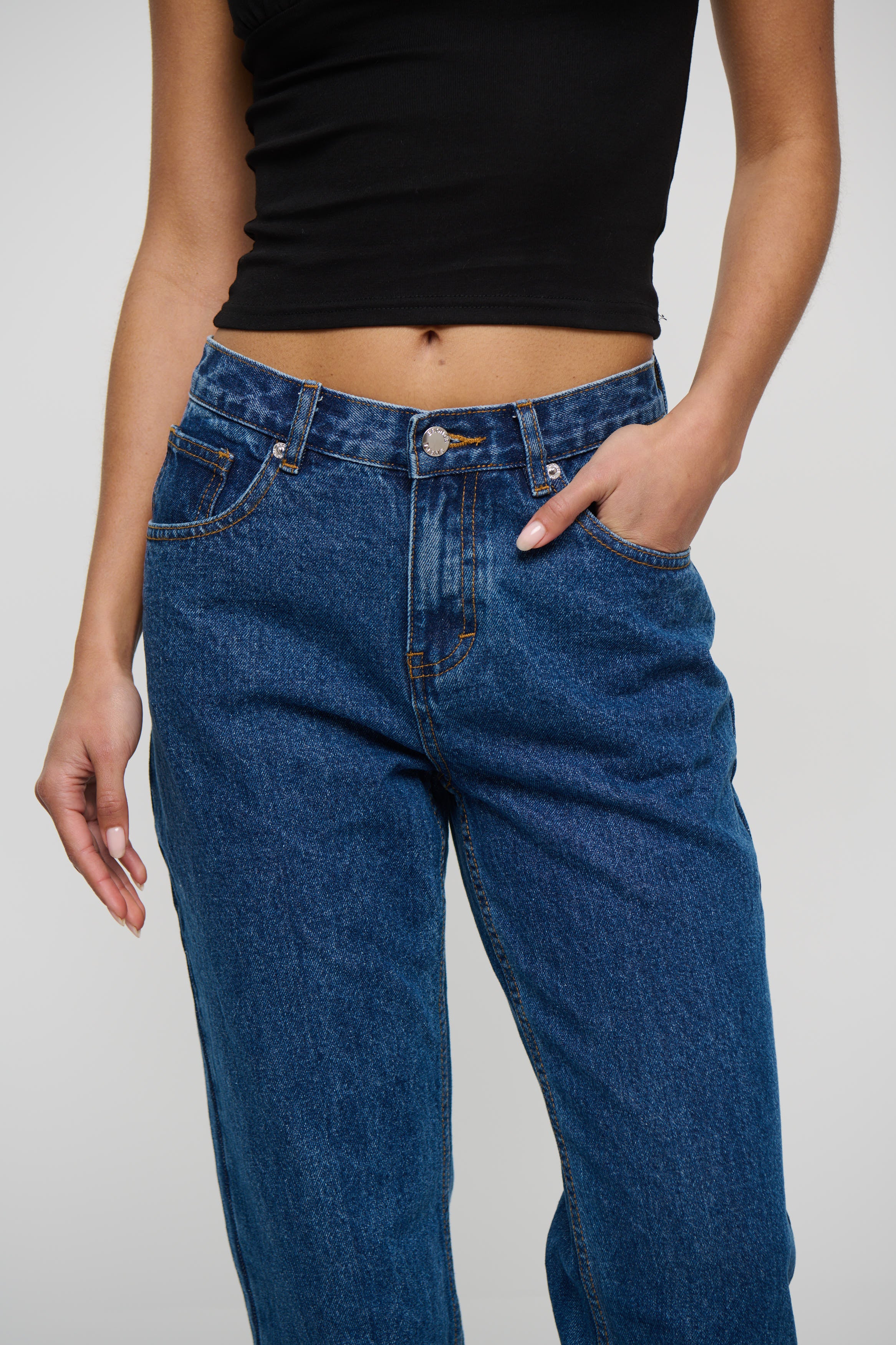 Kassandra Straight Leg Jean Blue