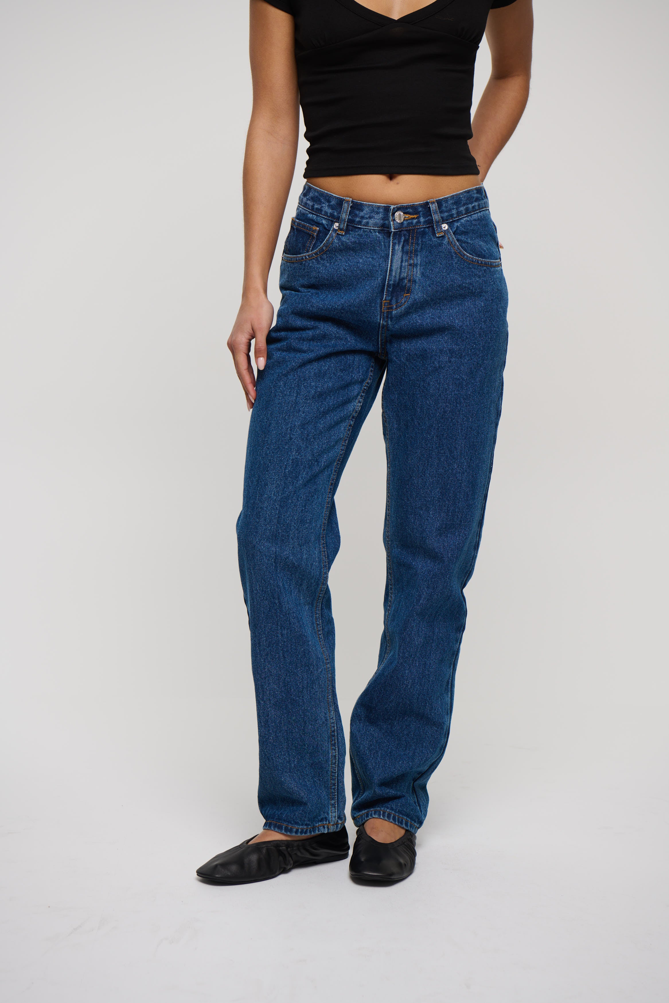 Kassandra Straight Leg Jean Blue