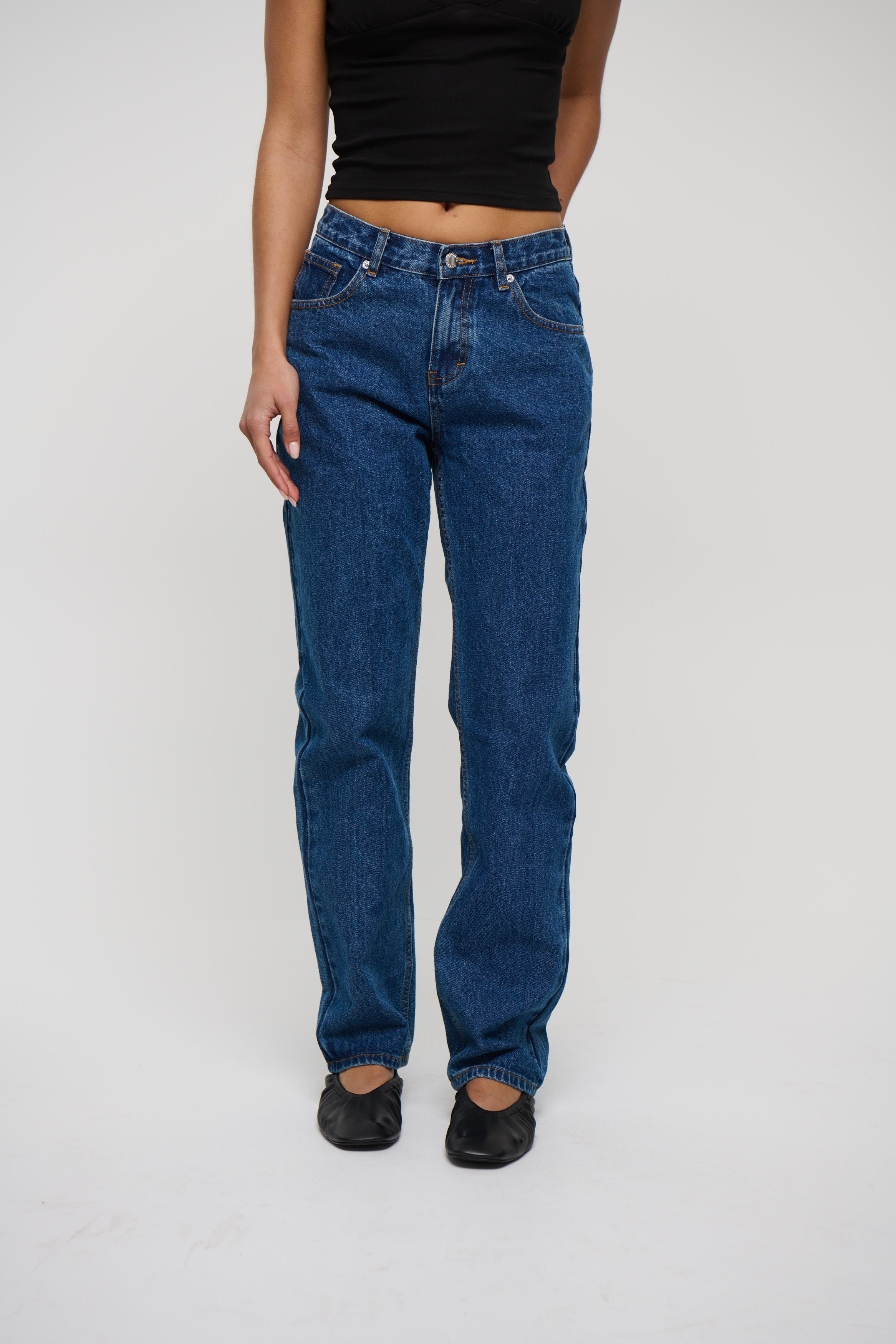 Kassandra Straight Leg Jean Blue