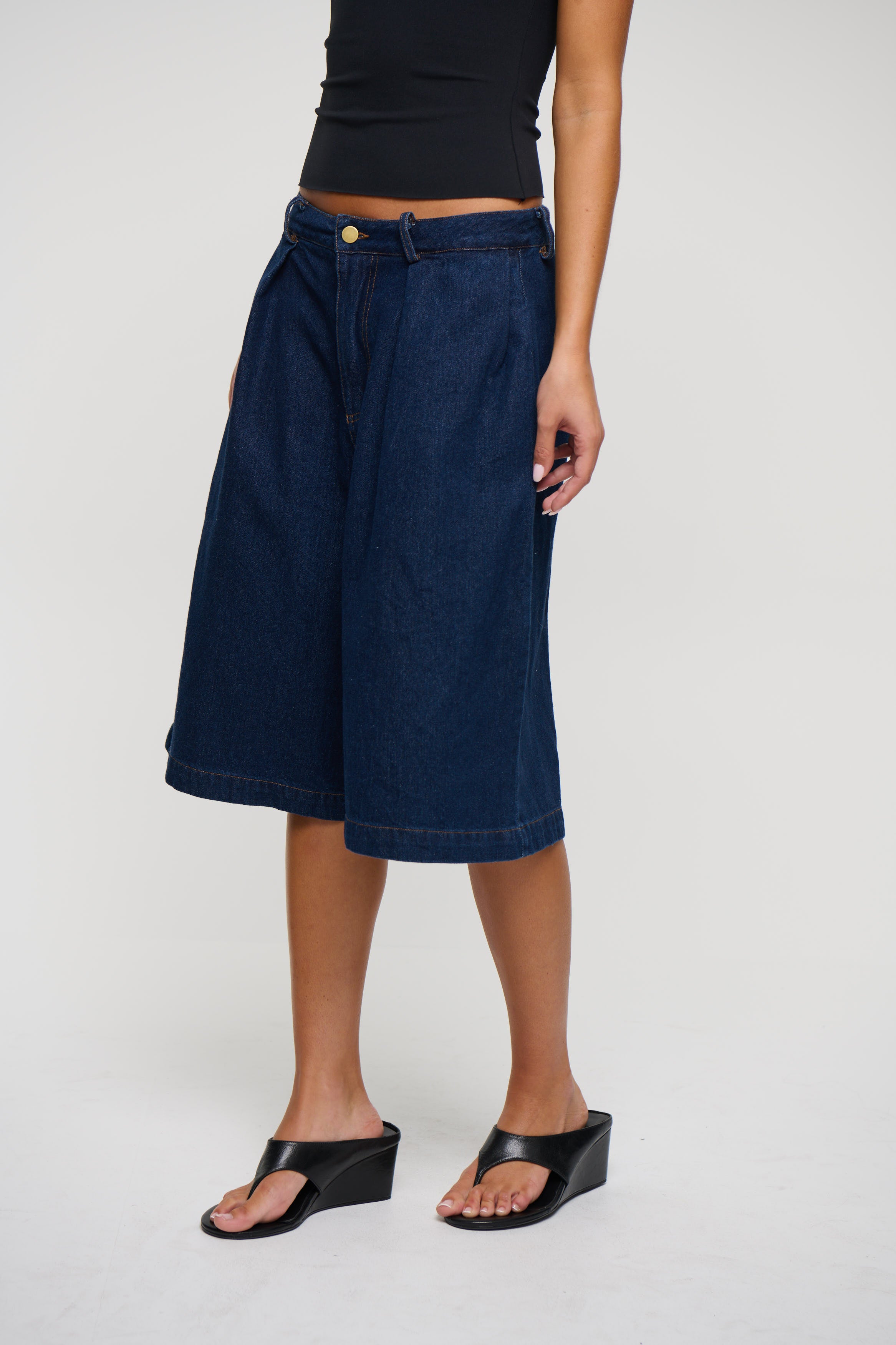 Roni Long Short Dark Denim