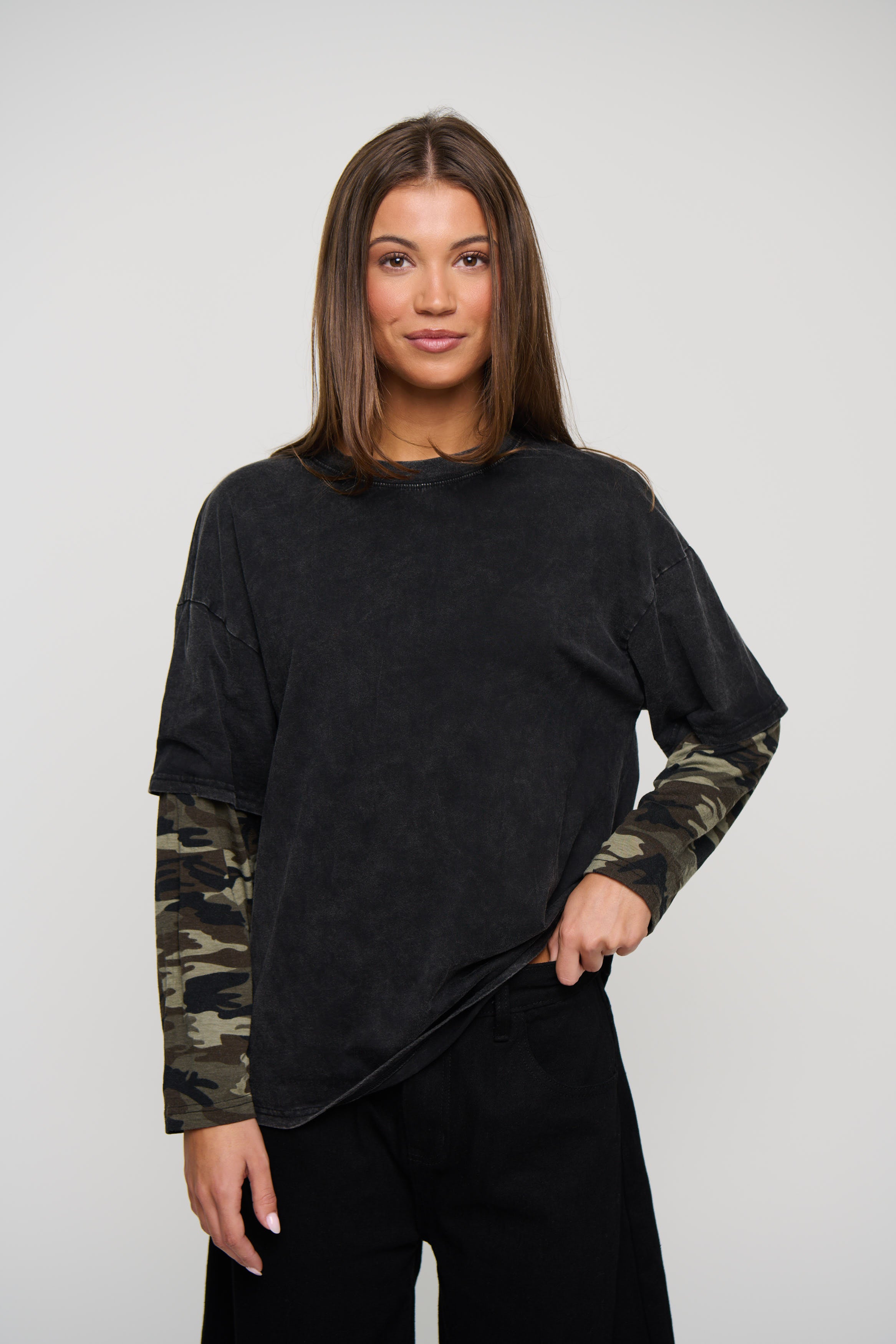 Celina Long Sleeve Camo