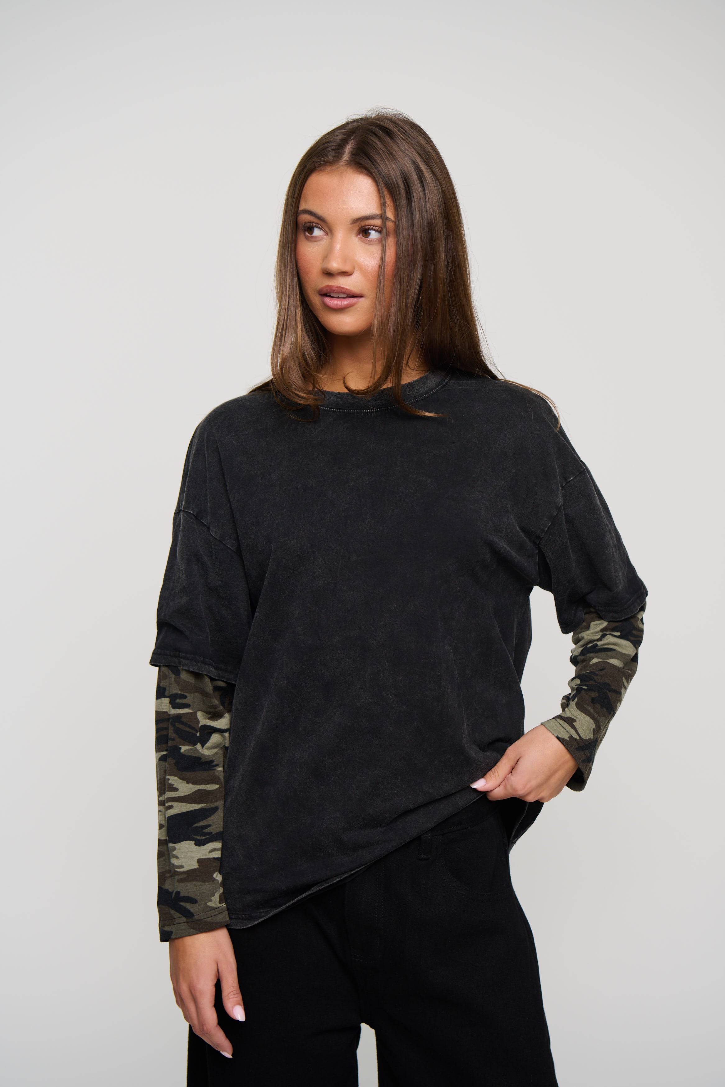 Celina Long Sleeve Camo