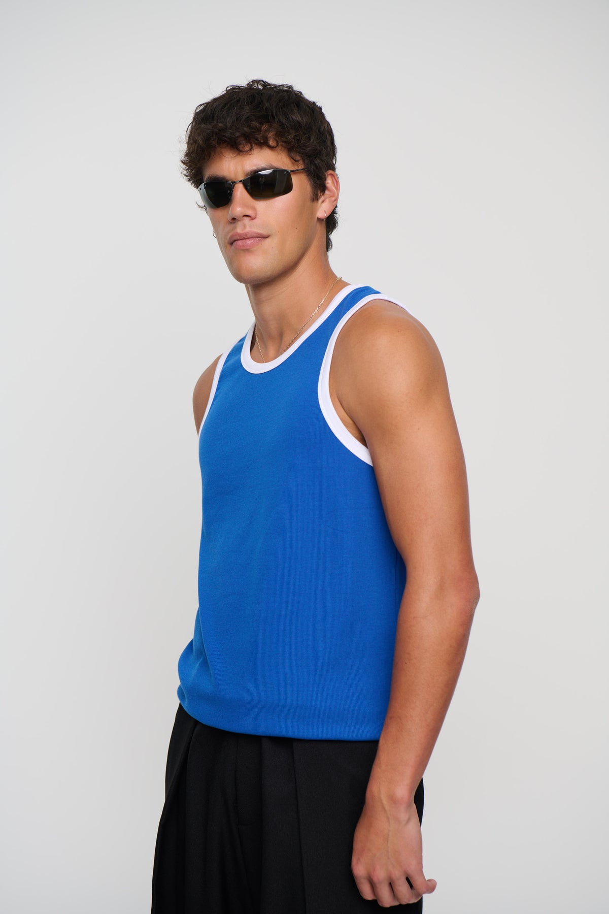 Dean Fitted Tank Ocean