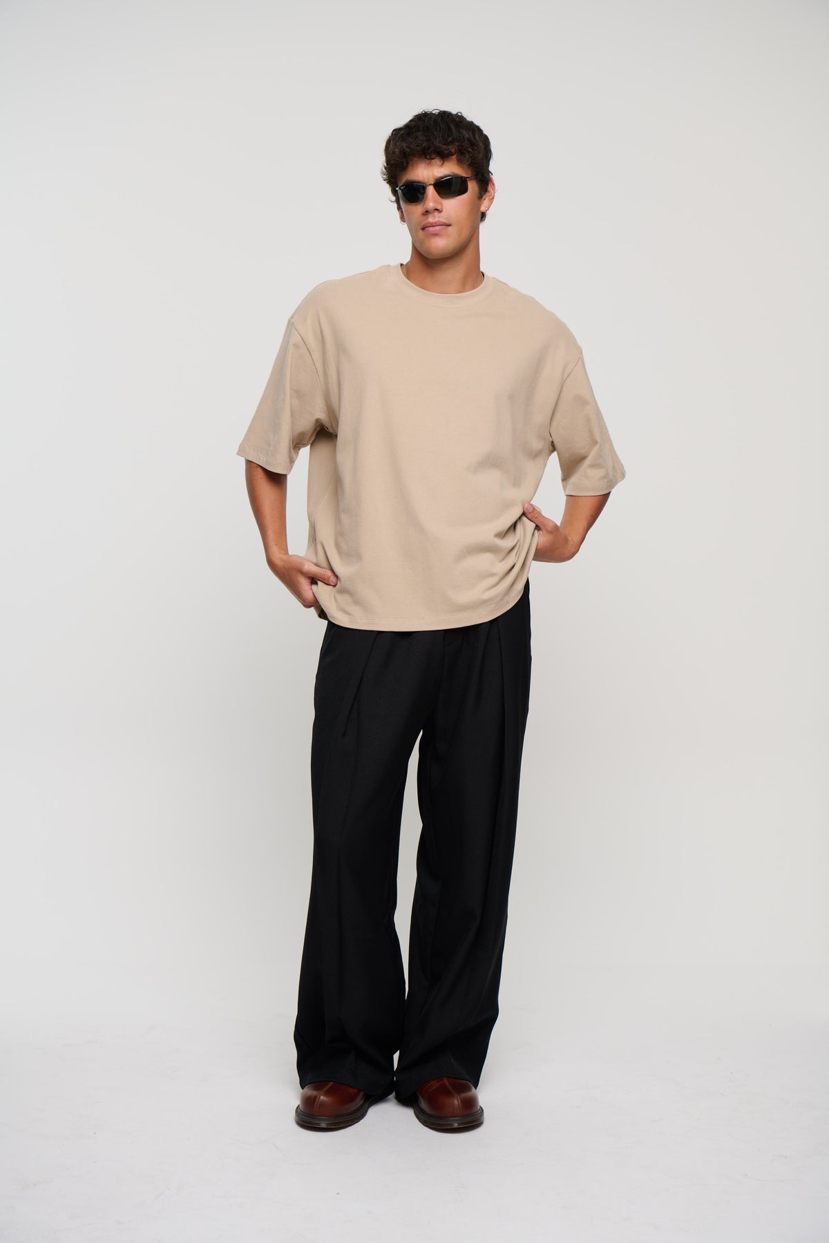 230G Cotton Premium Tee Camel