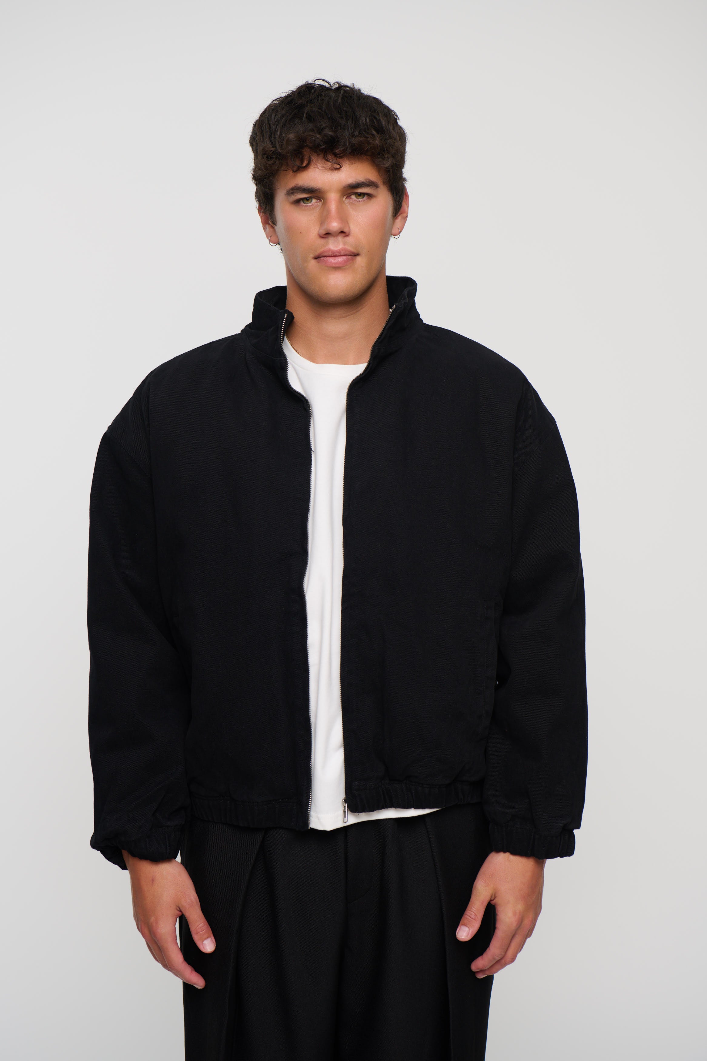 Cotton Lined Jacket Black