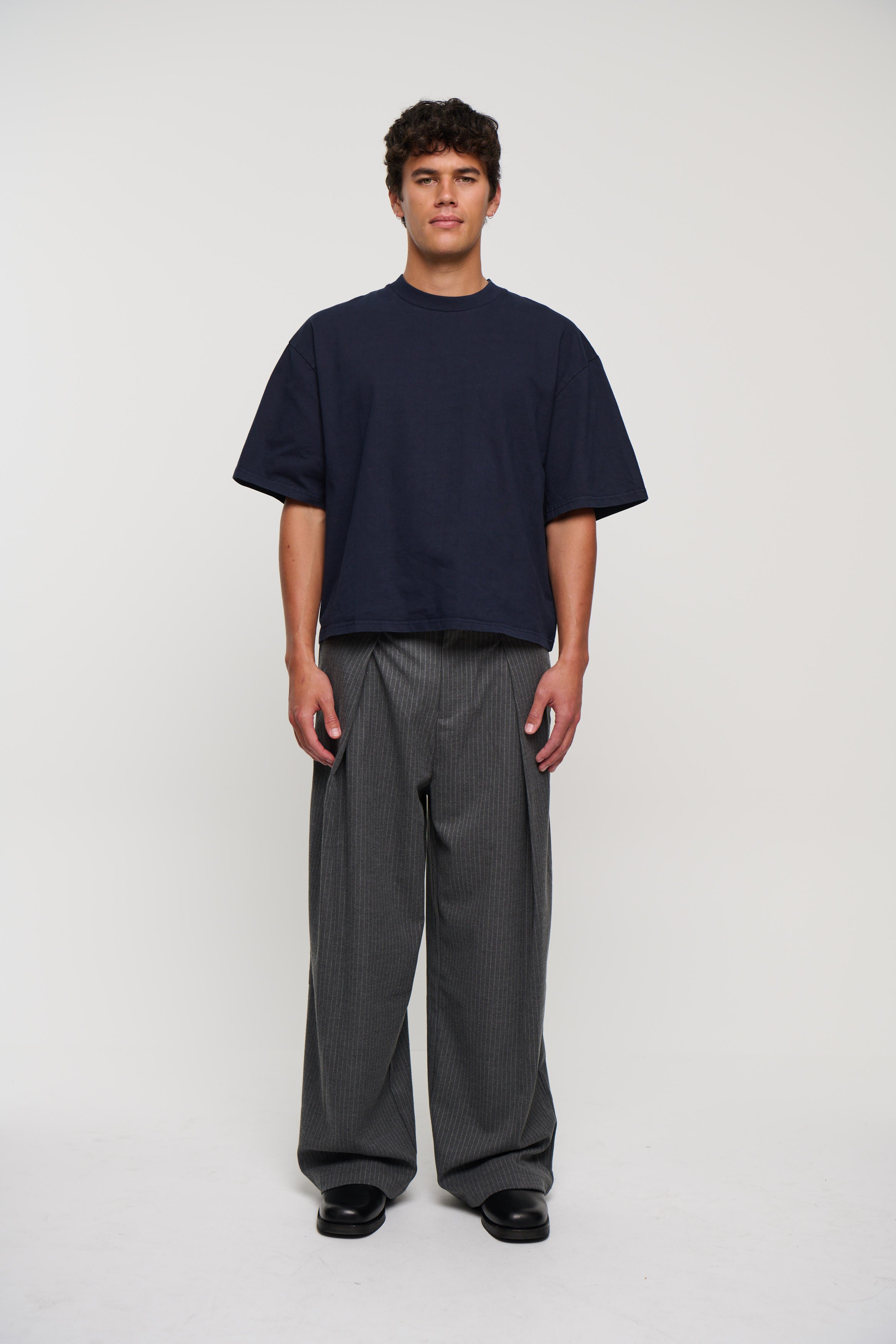Emmett Box Tee Navy