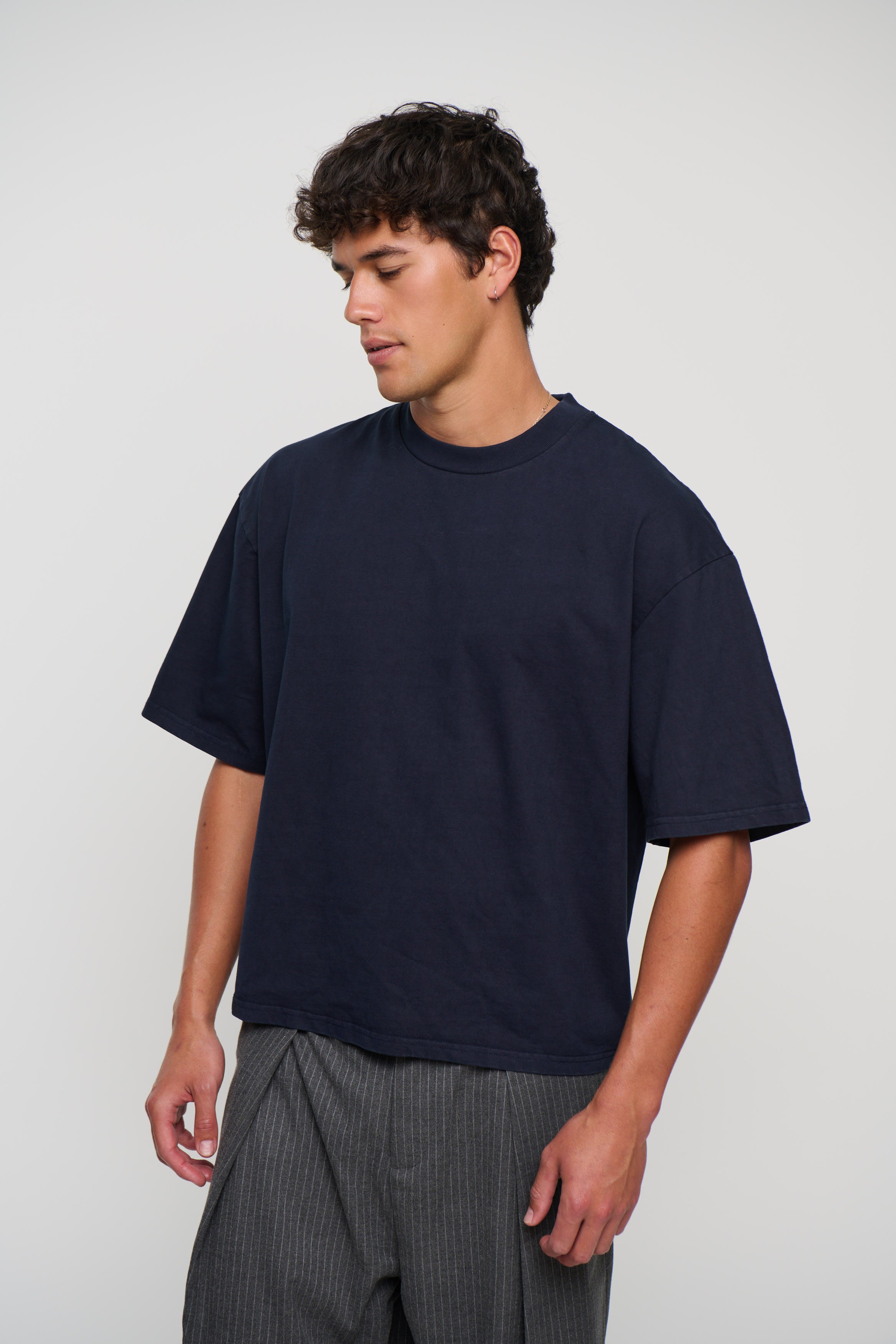 Emmett Box Tee Navy
