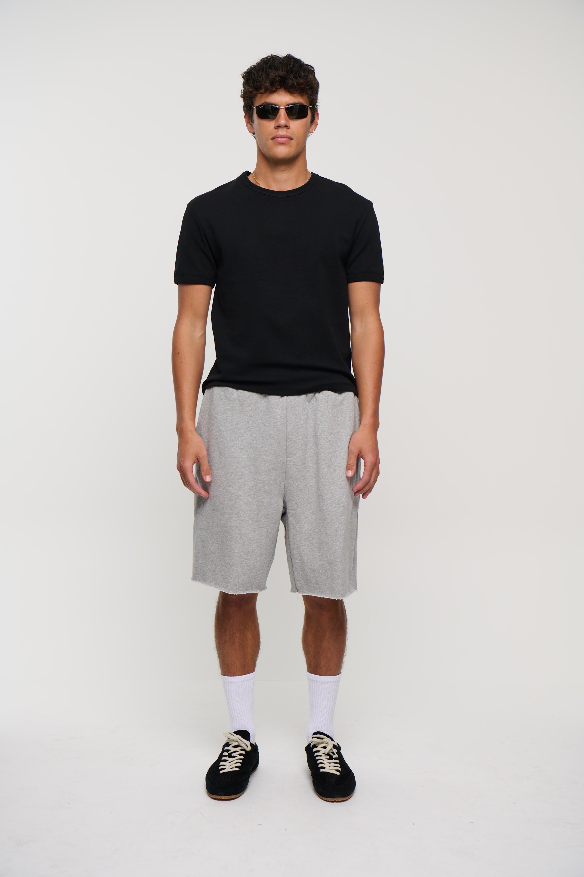 Heavyweight Raw Track Short Grey