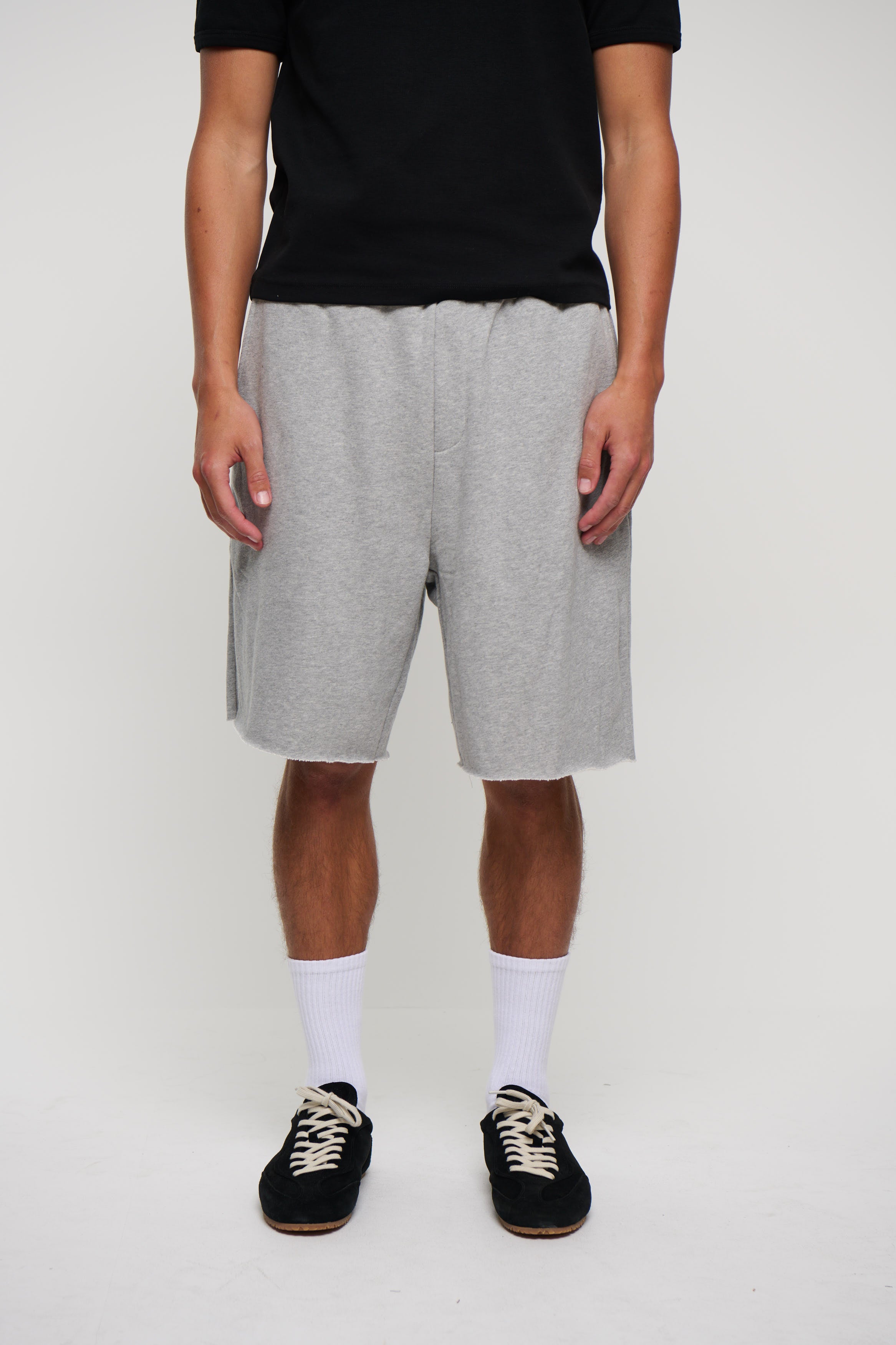 Heavyweight Raw Track Short Grey