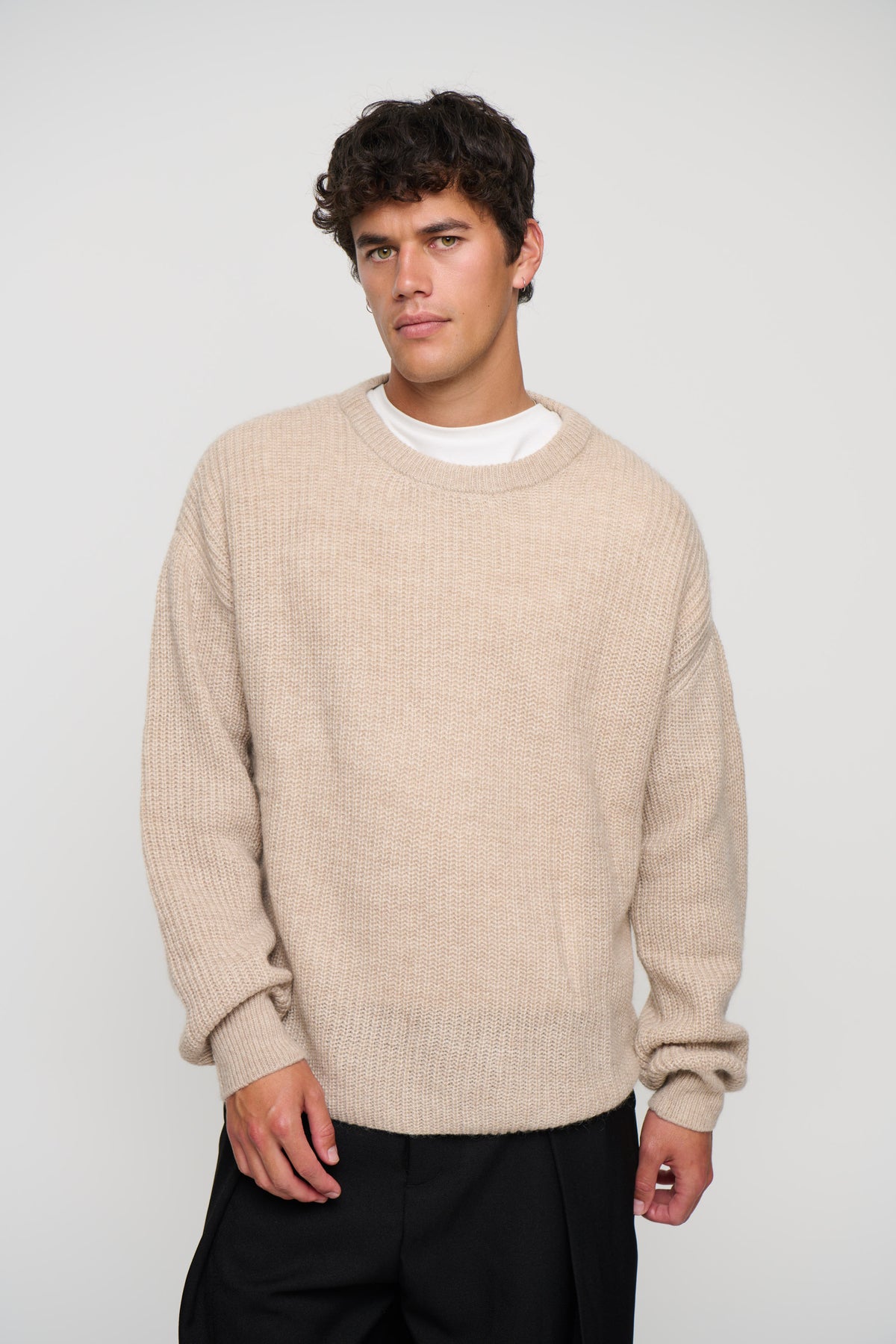 Mohair Knit Oat