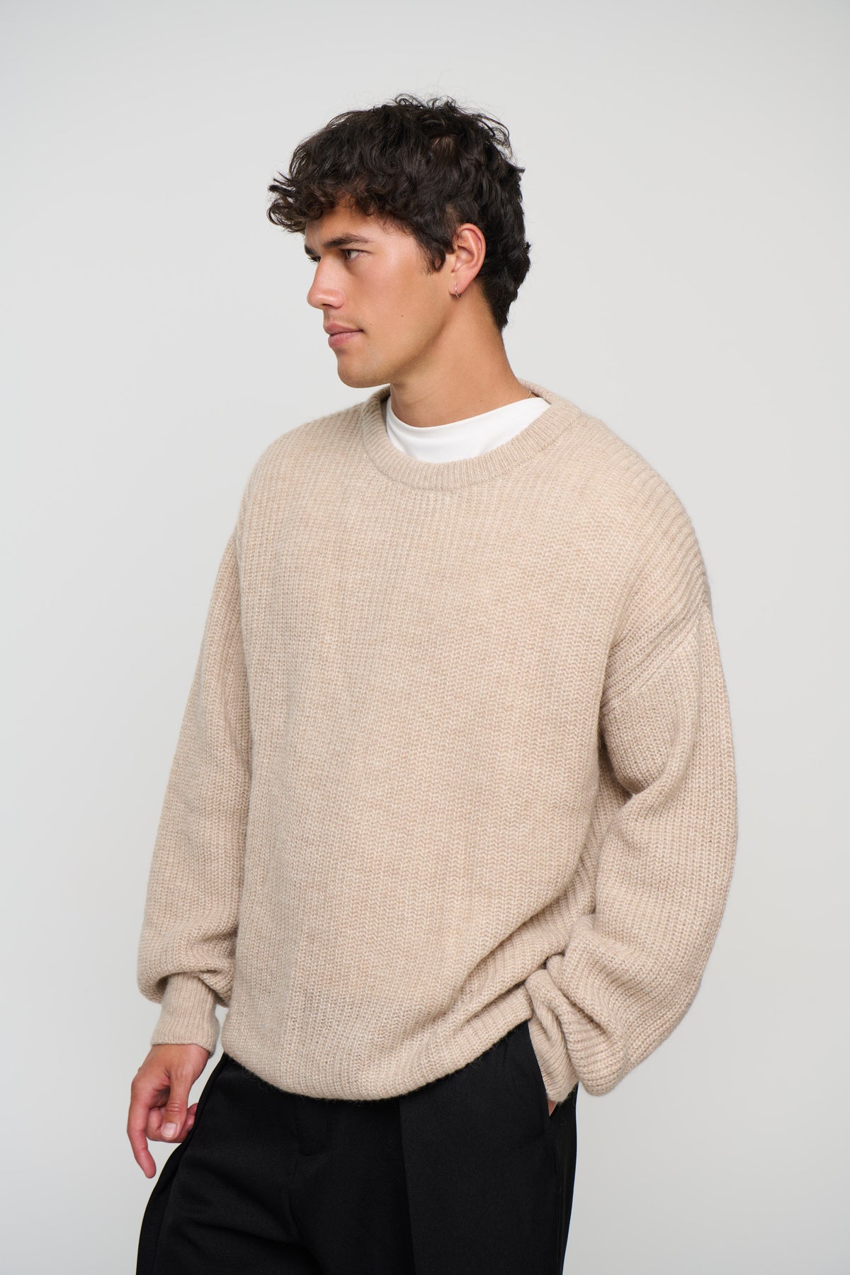 Mohair Knit Oat