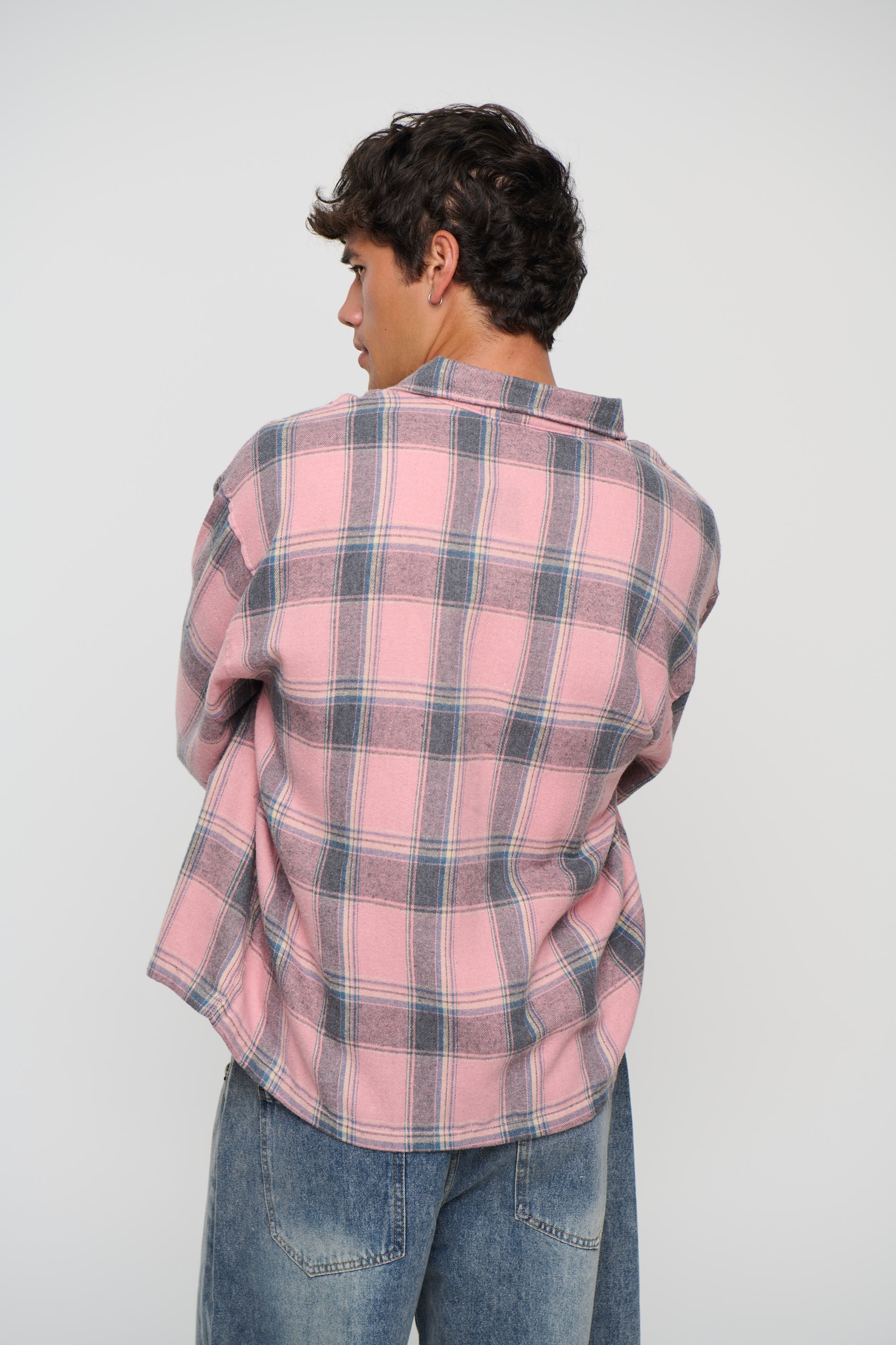Brooklyn Check Shirt Salmon