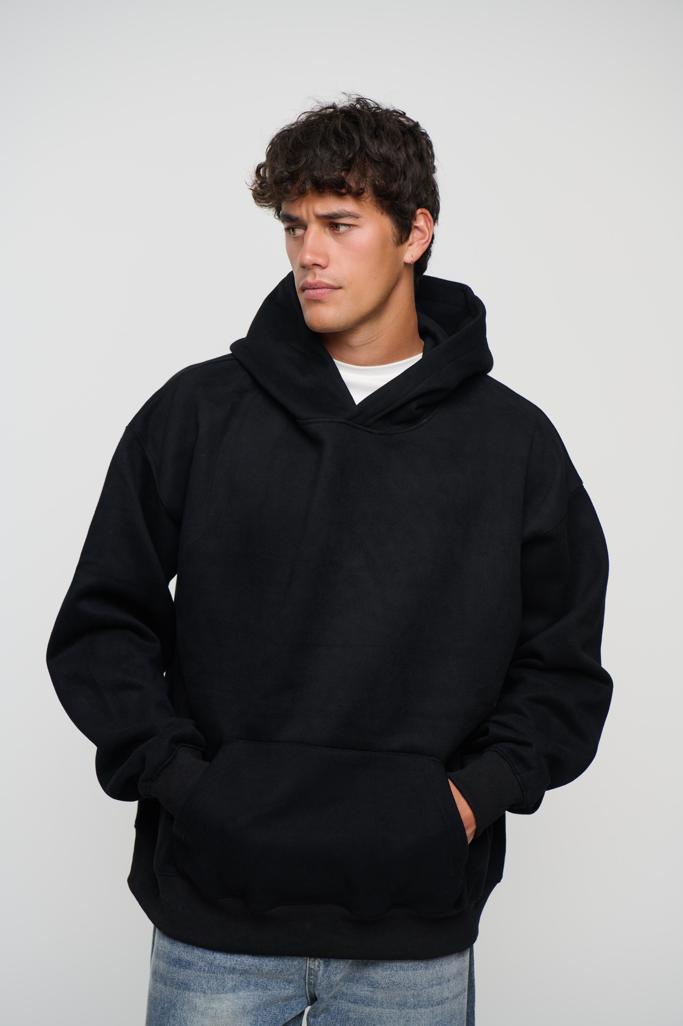 Roman Oversize Hoodie Black