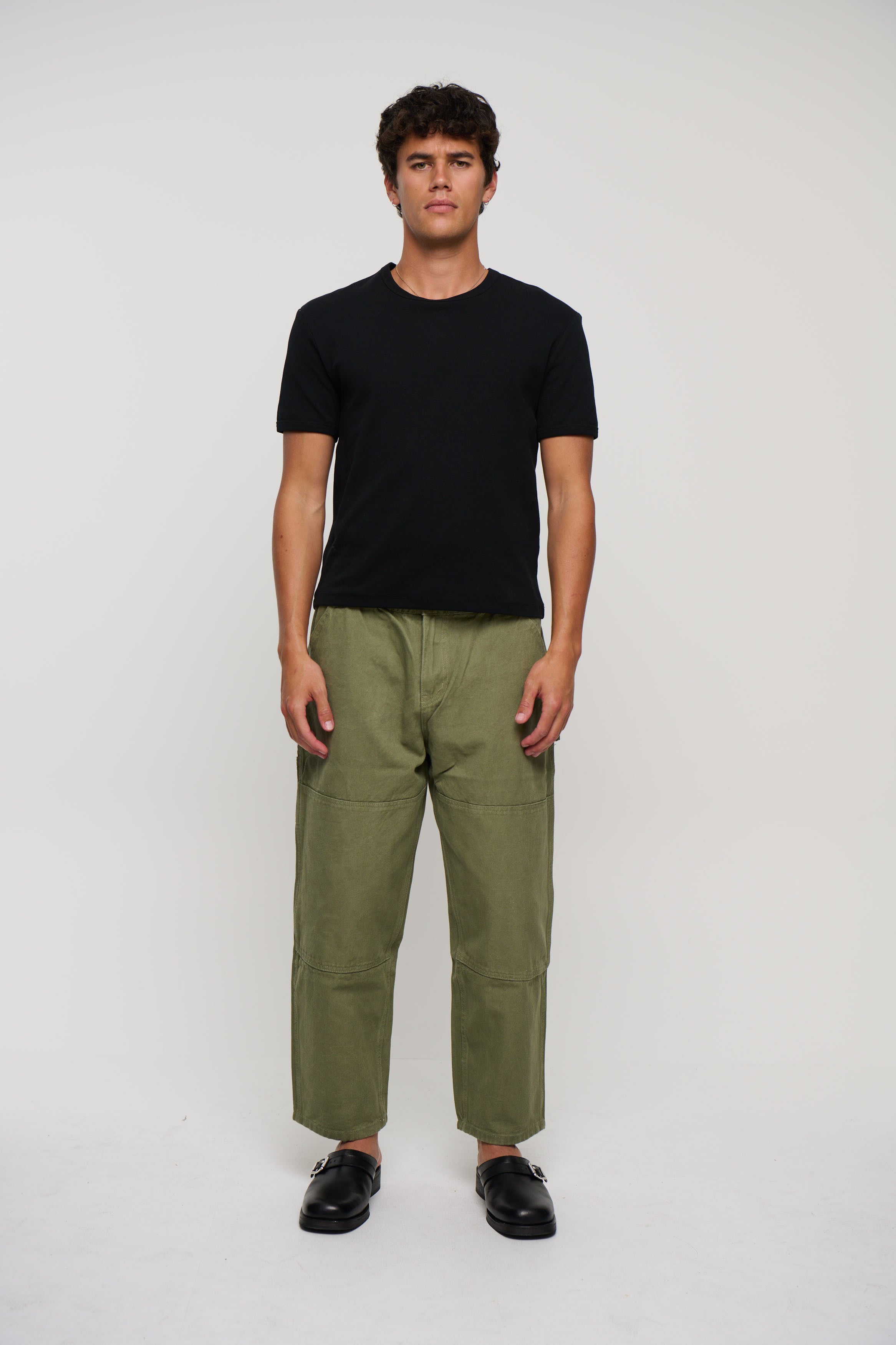 Cotton Drill Pant Army