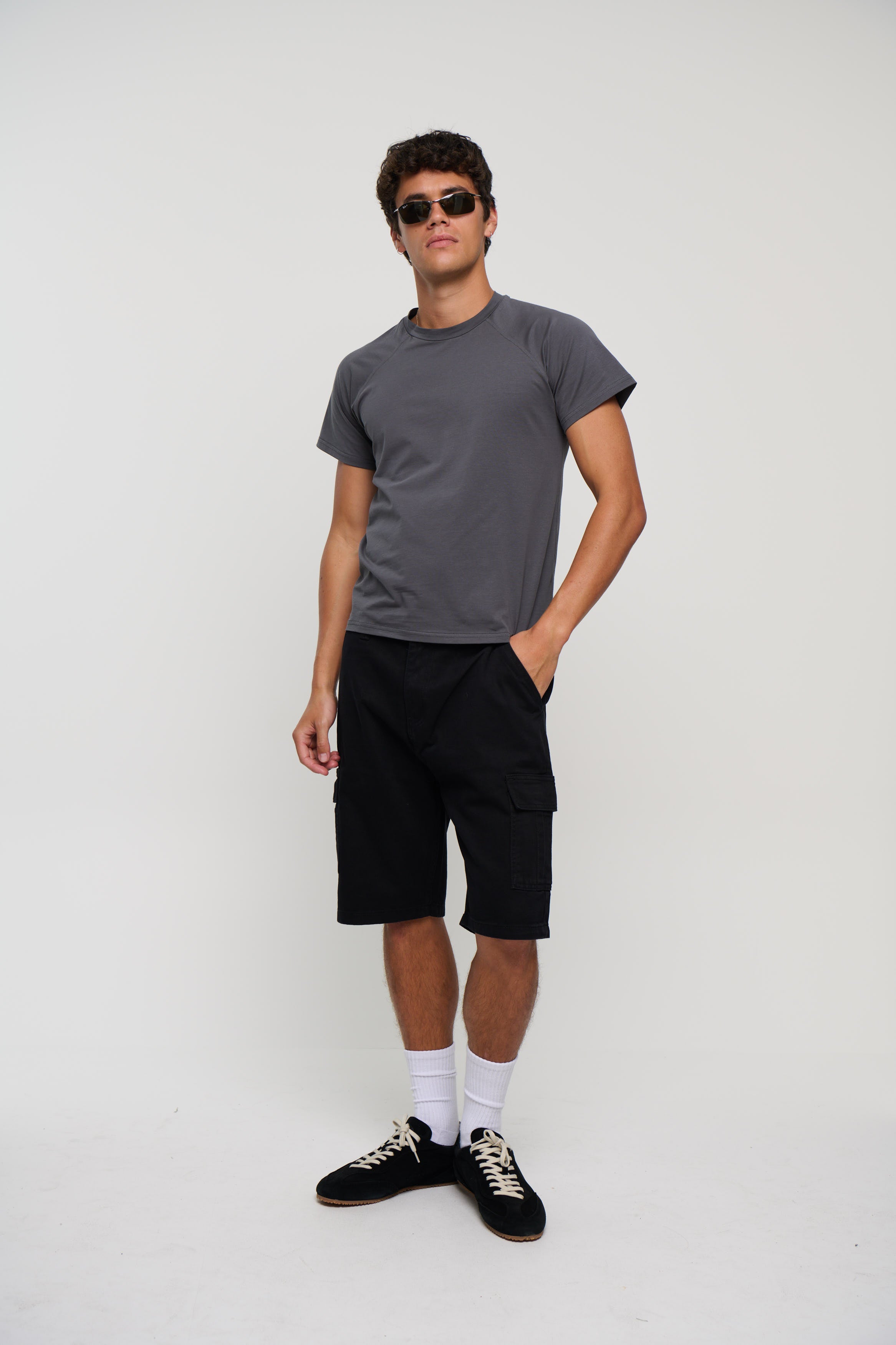 Ryder Baggy Short Black