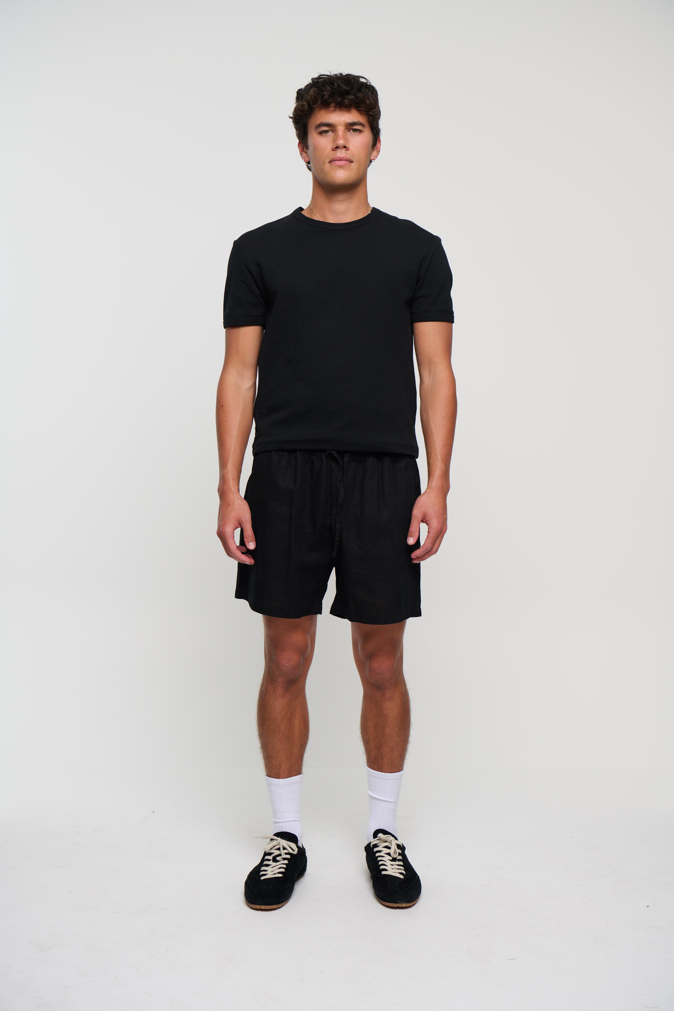 NTH Felix Linen Short Black