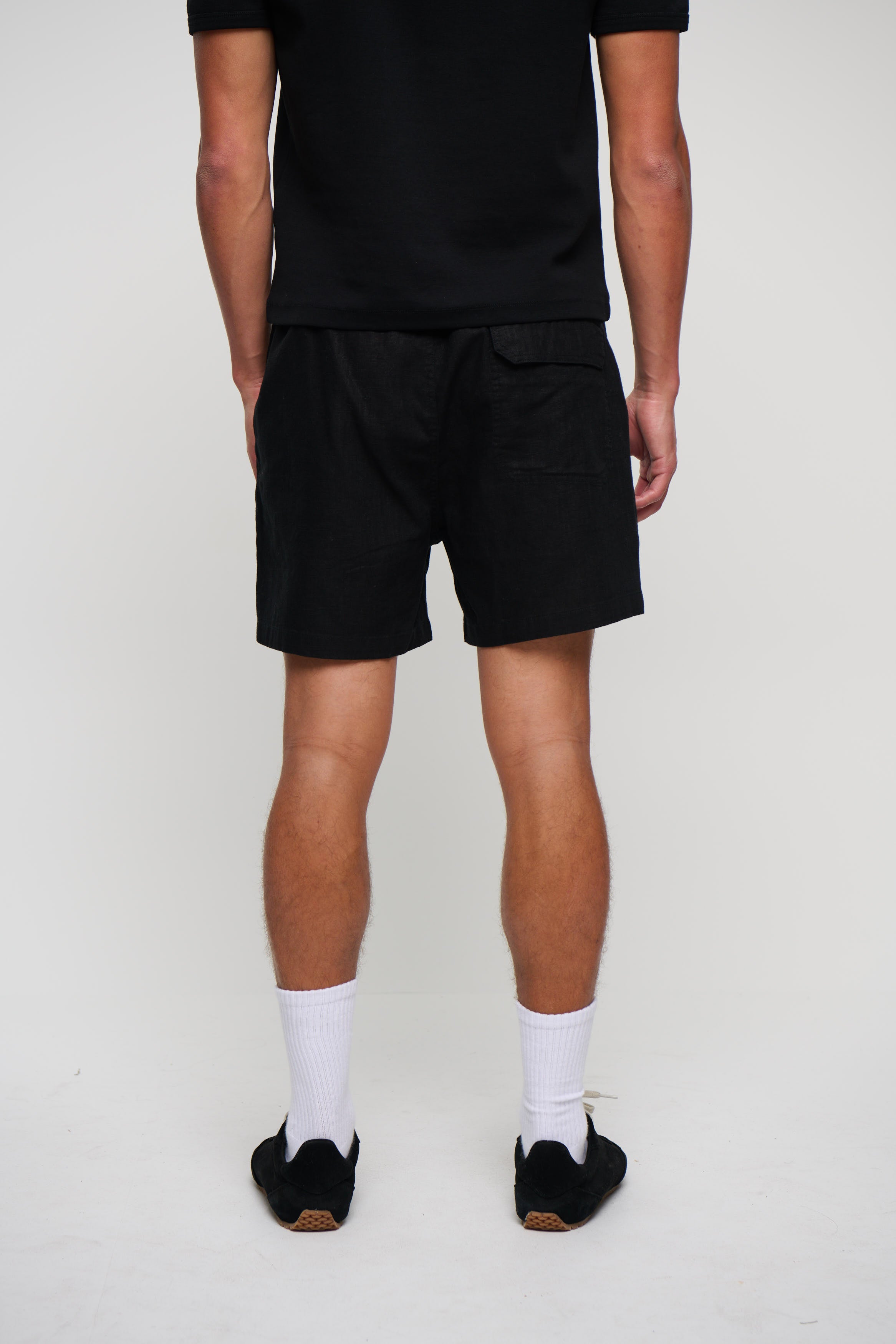 NTH Felix Linen Short Black