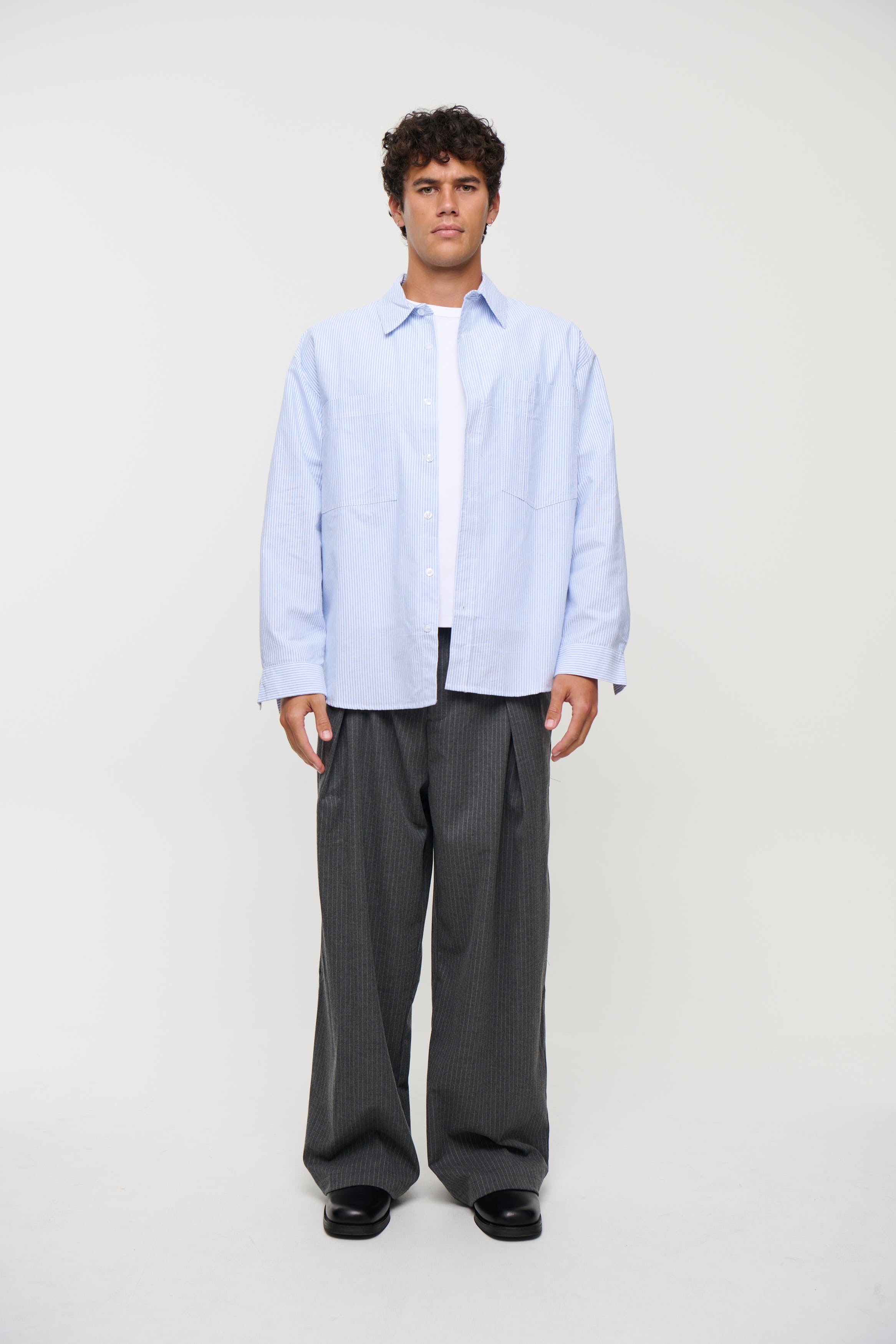 NTH Shirt Stripe Blue
