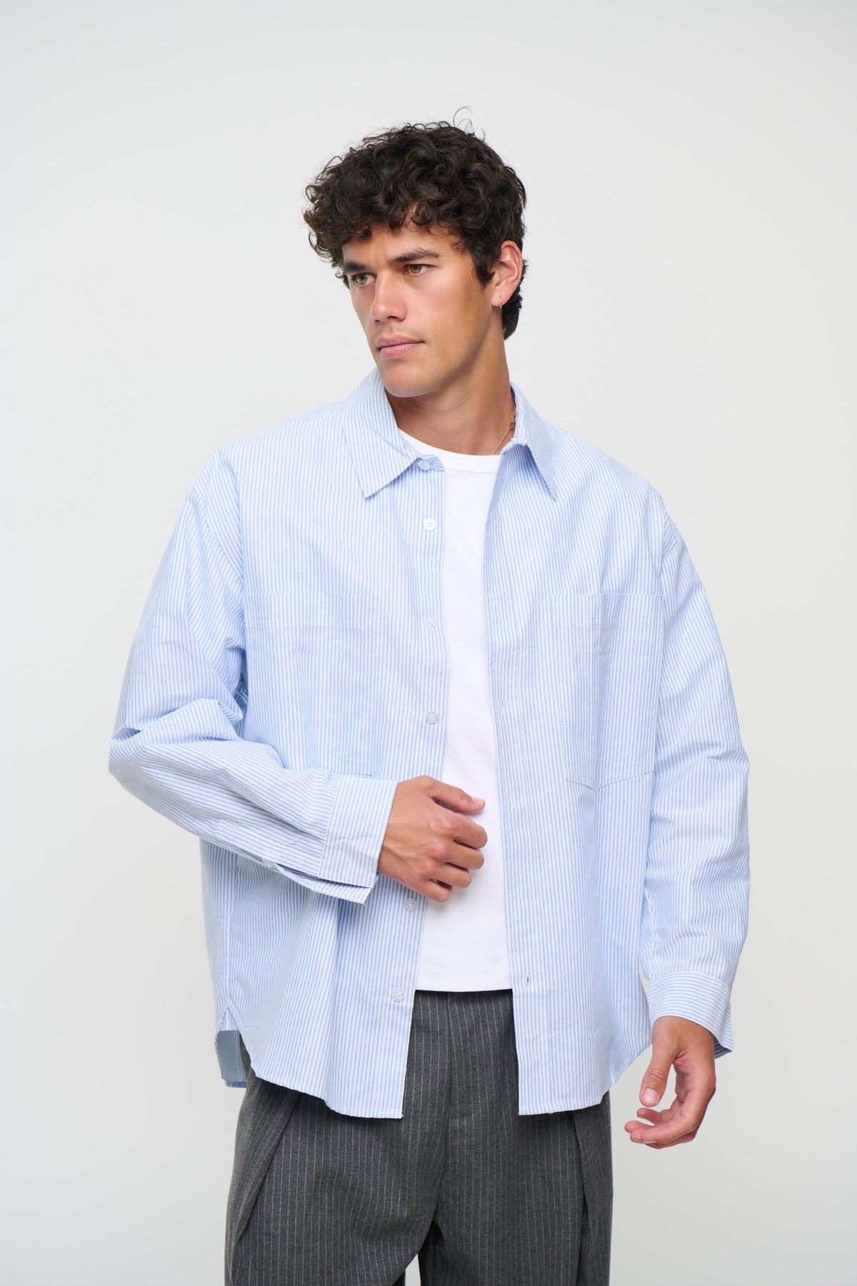 NTH Shirt Stripe Blue