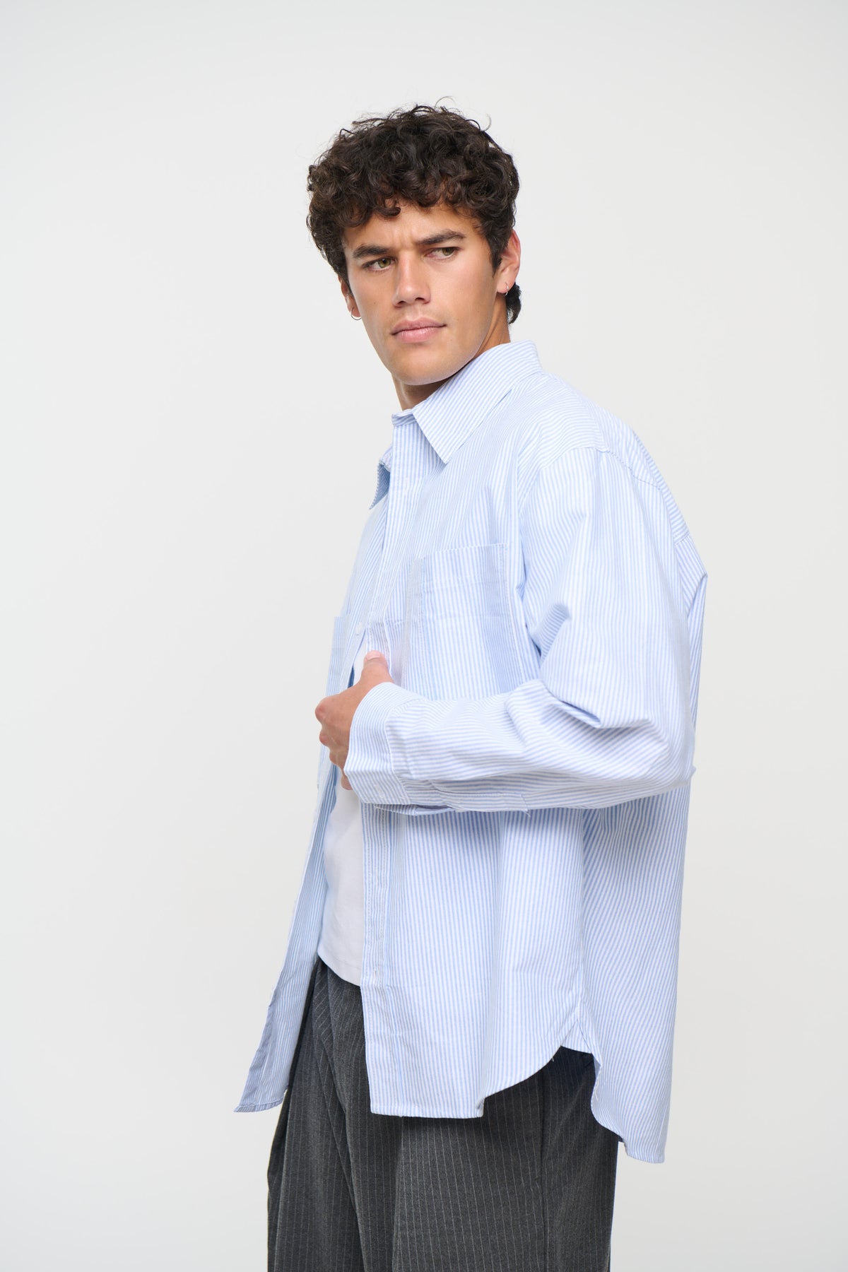 NTH Shirt Stripe Blue