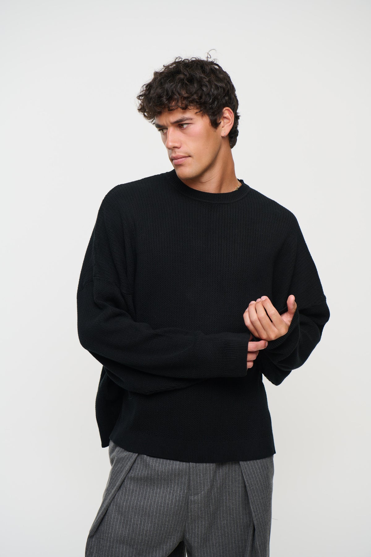 NTH Long Sleeve Knit Black