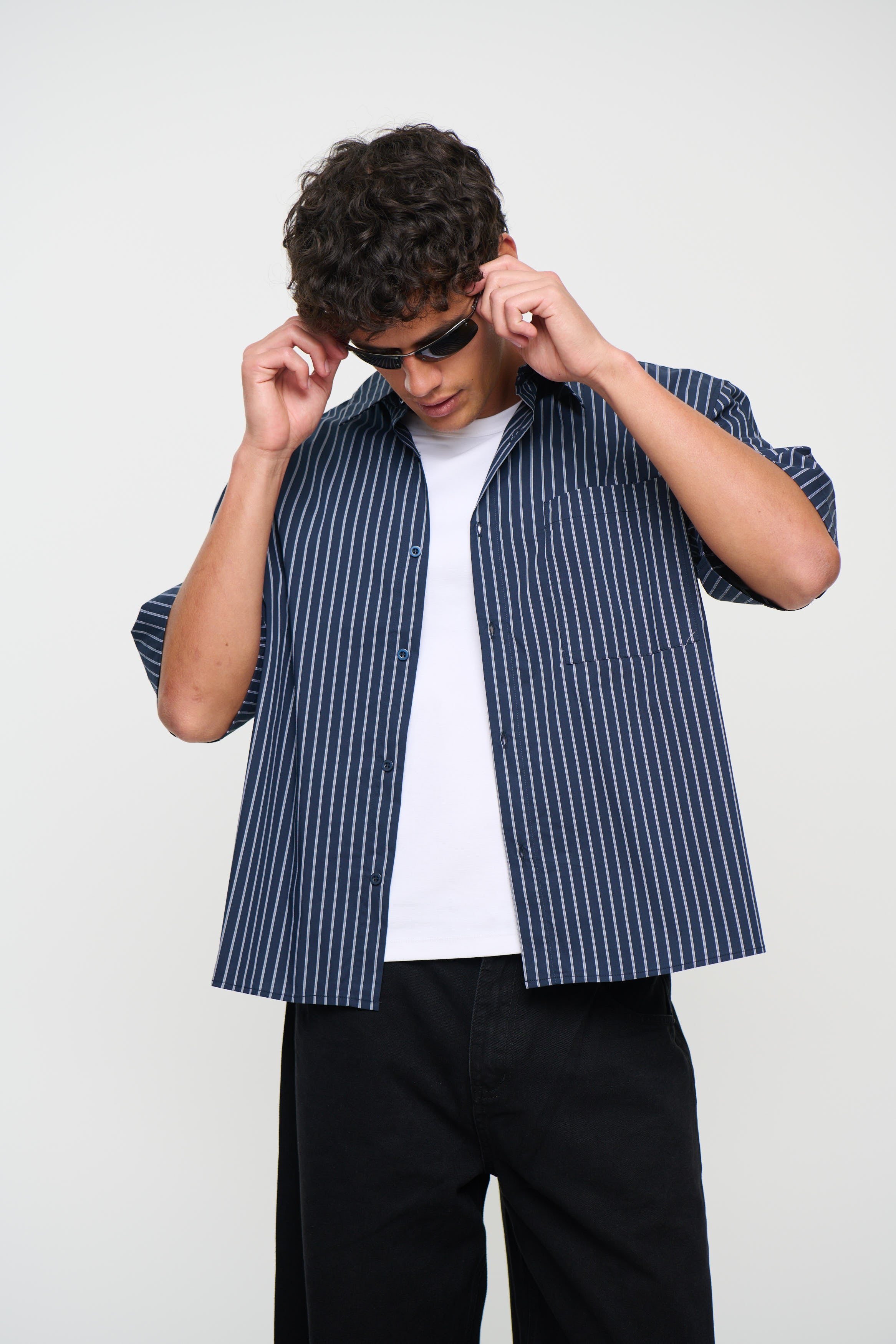 NTH Box Shirt Navy