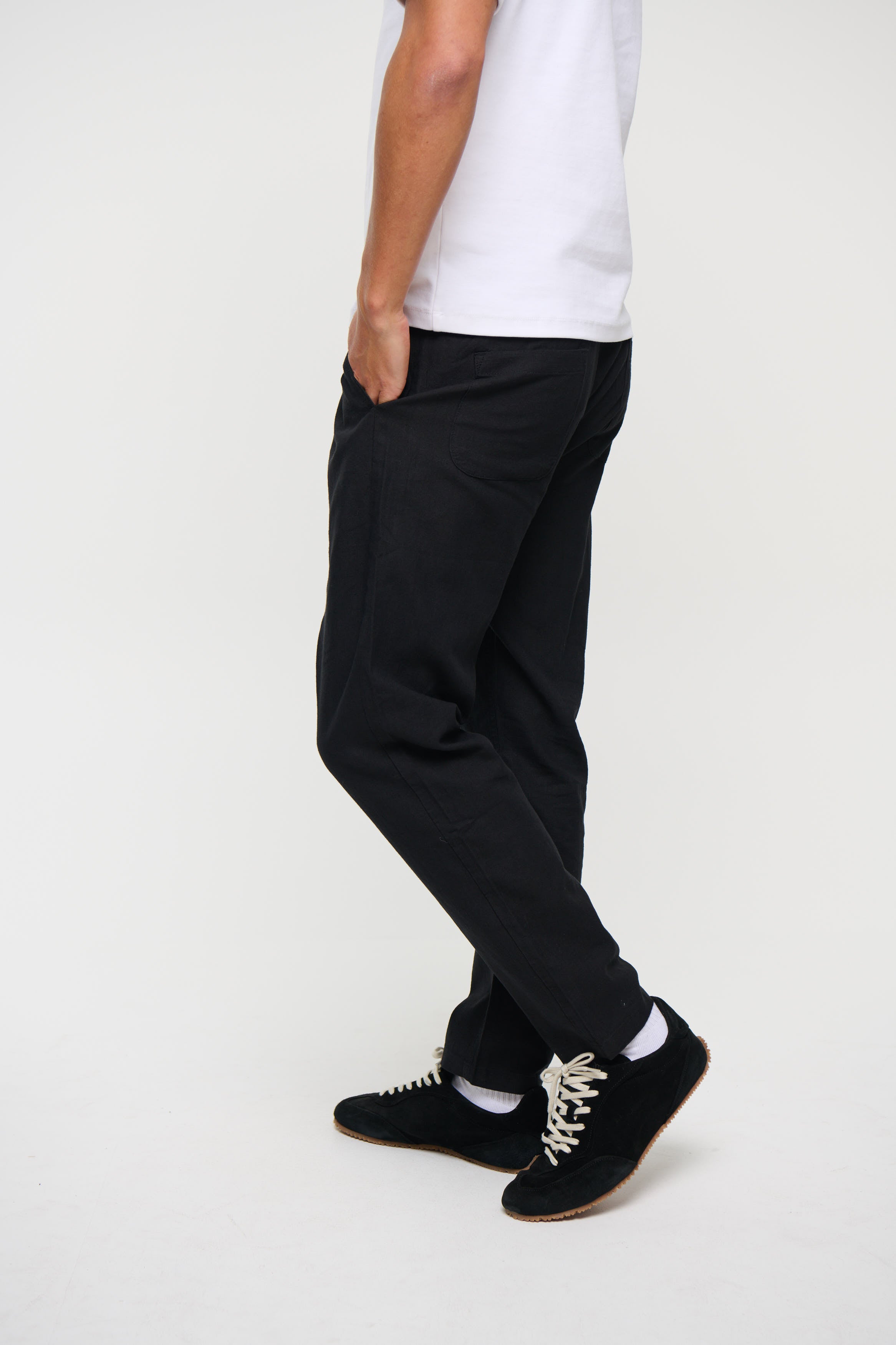 NTH Linen Pant Black