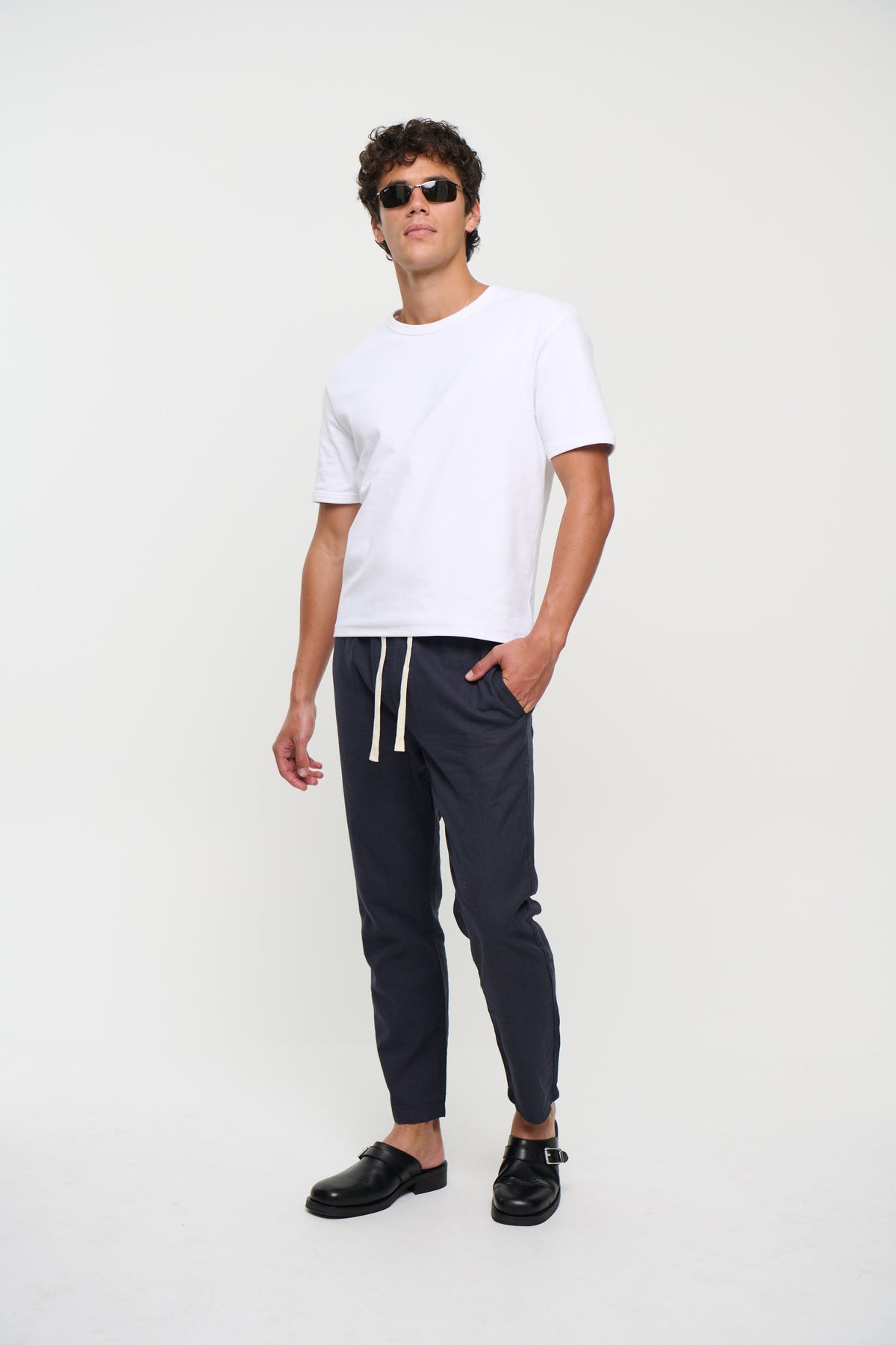 NTH Linen Pant Navy