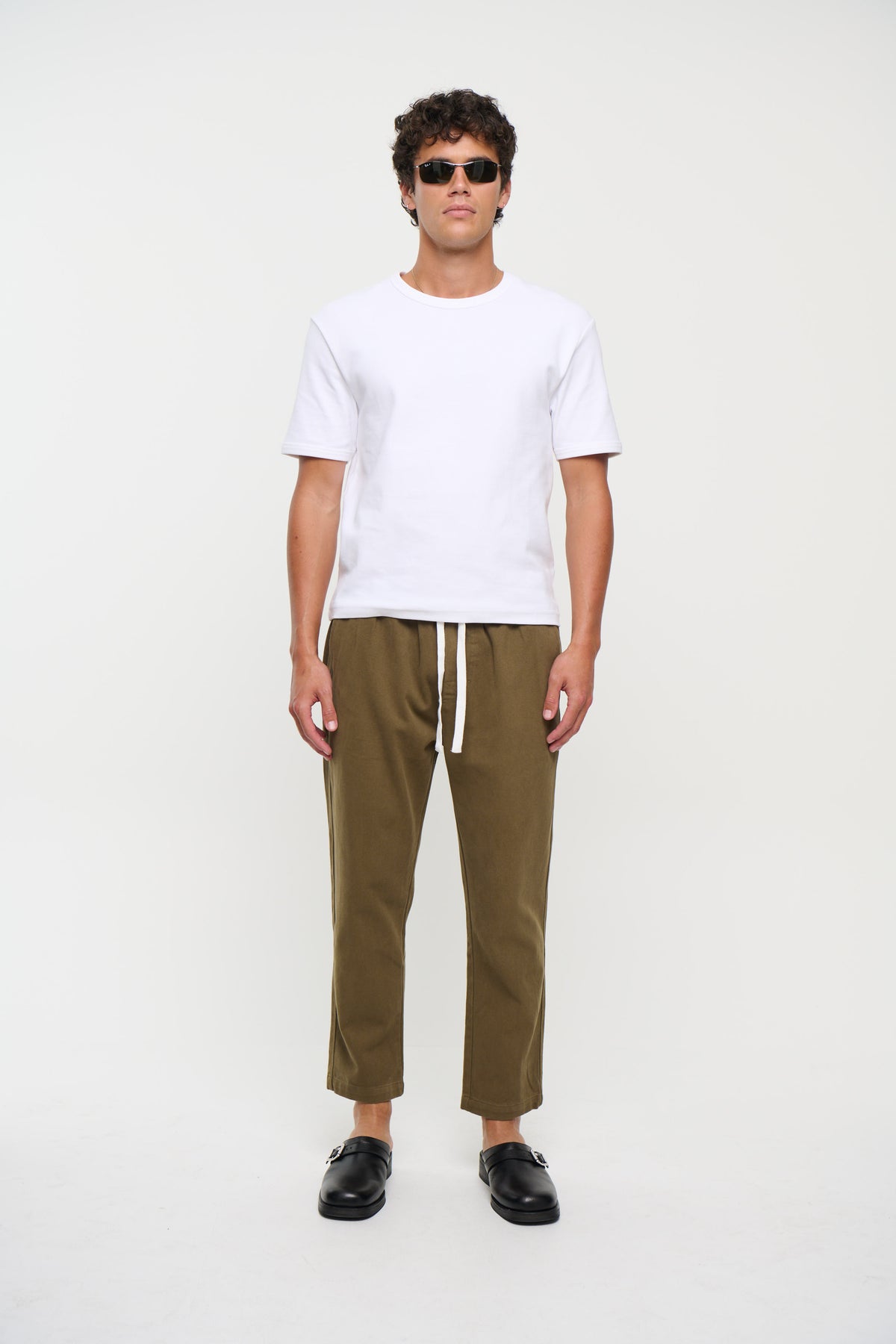 Drill Jogger Pant Olive