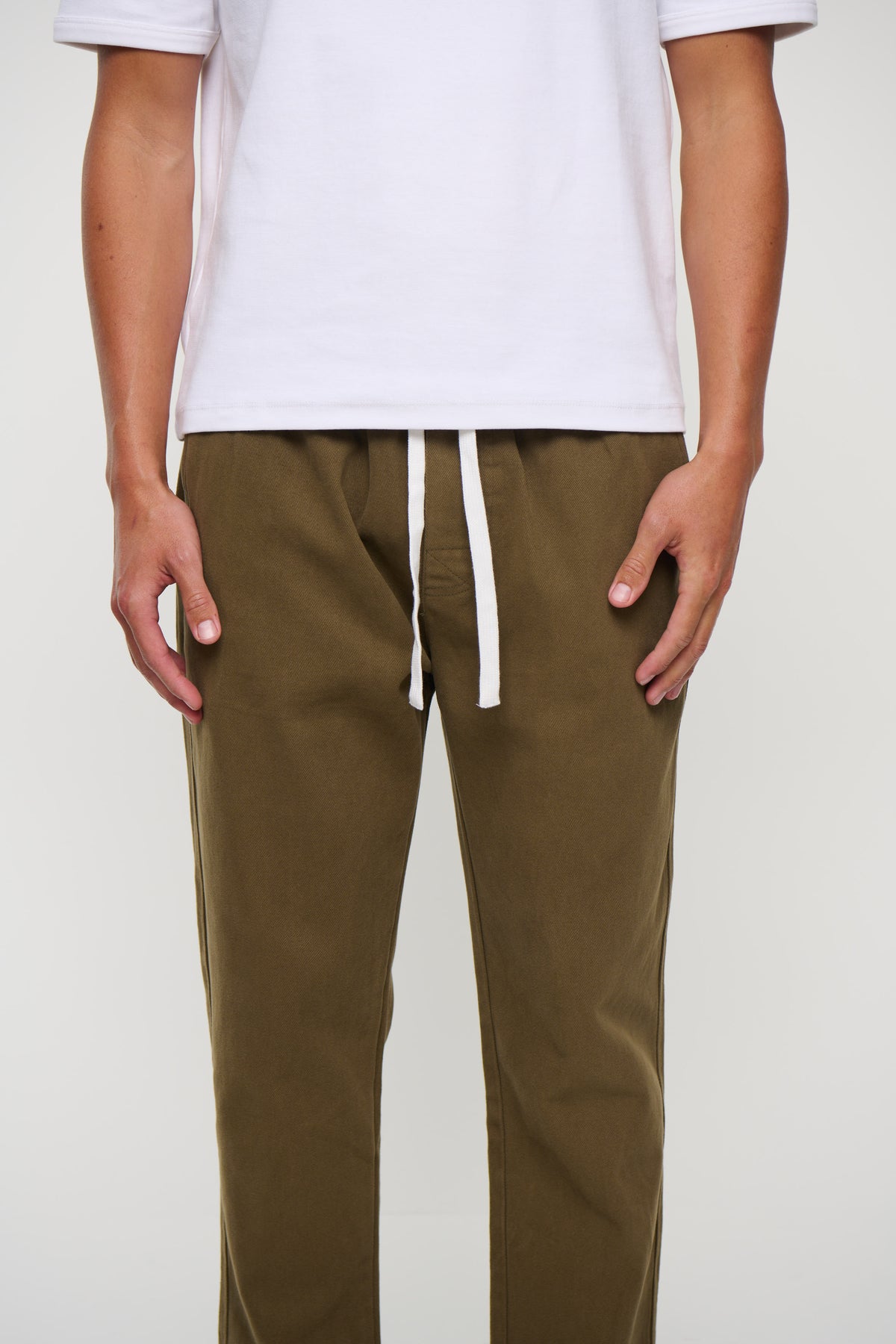 Drill Jogger Pant Olive
