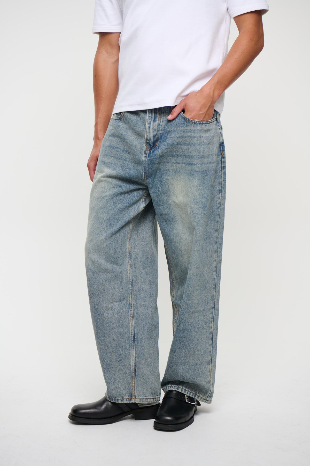 Newtown Baggy Denim Light Blue