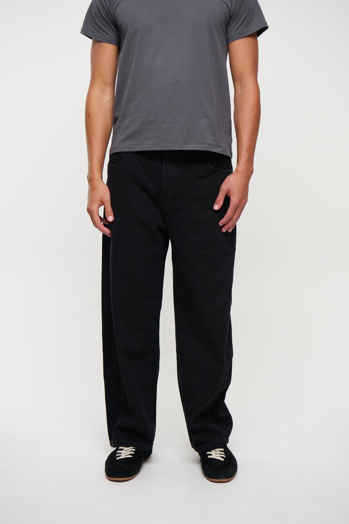 Kyle Wide Denim Black