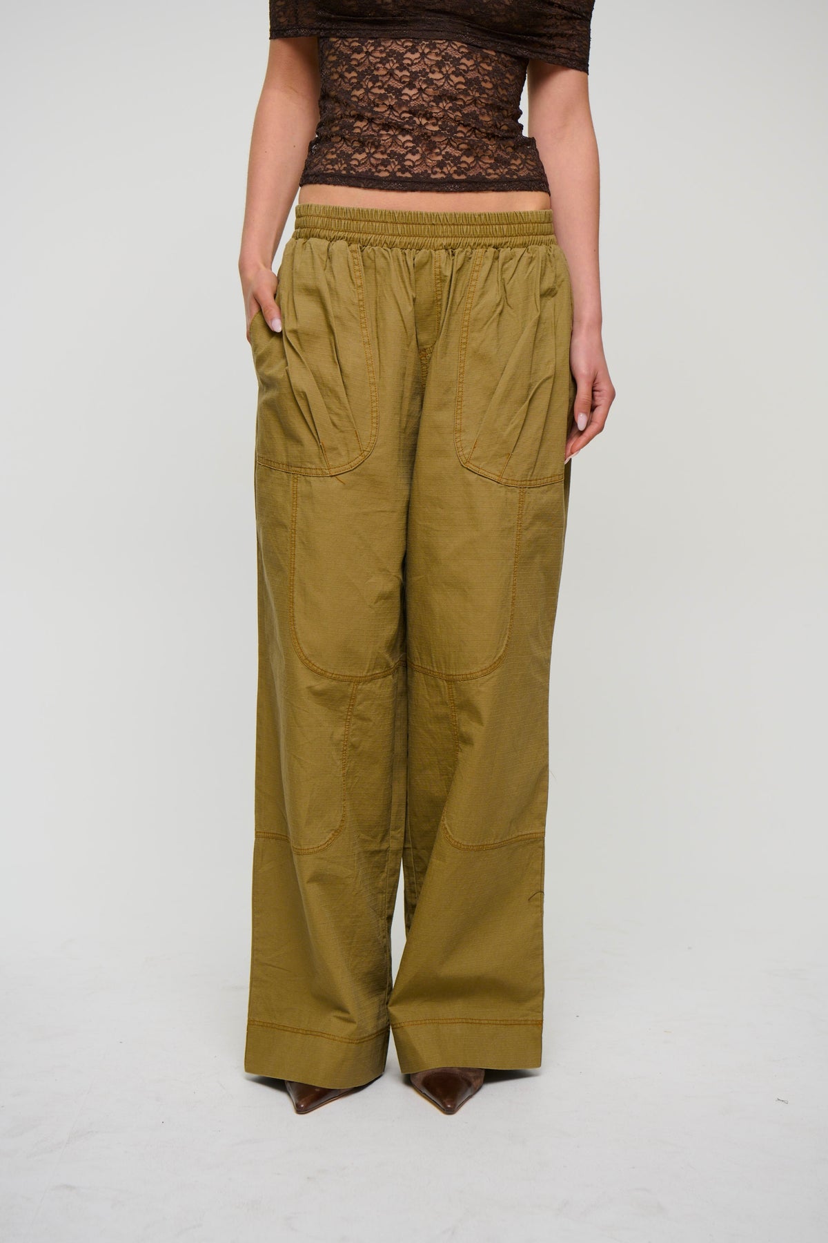 Alyssia Pant Khaki