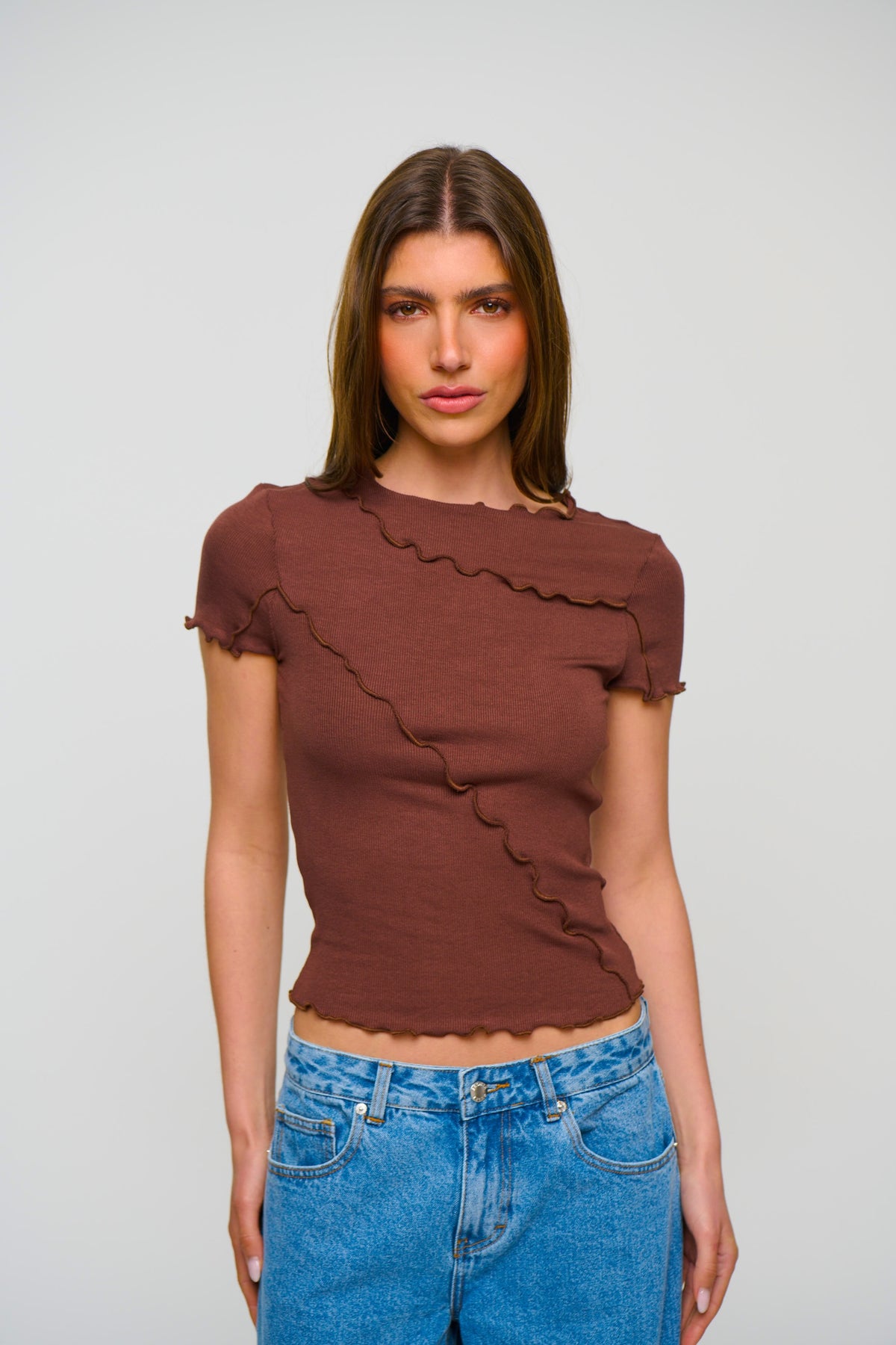 Sita Short Sleeve Chocolate