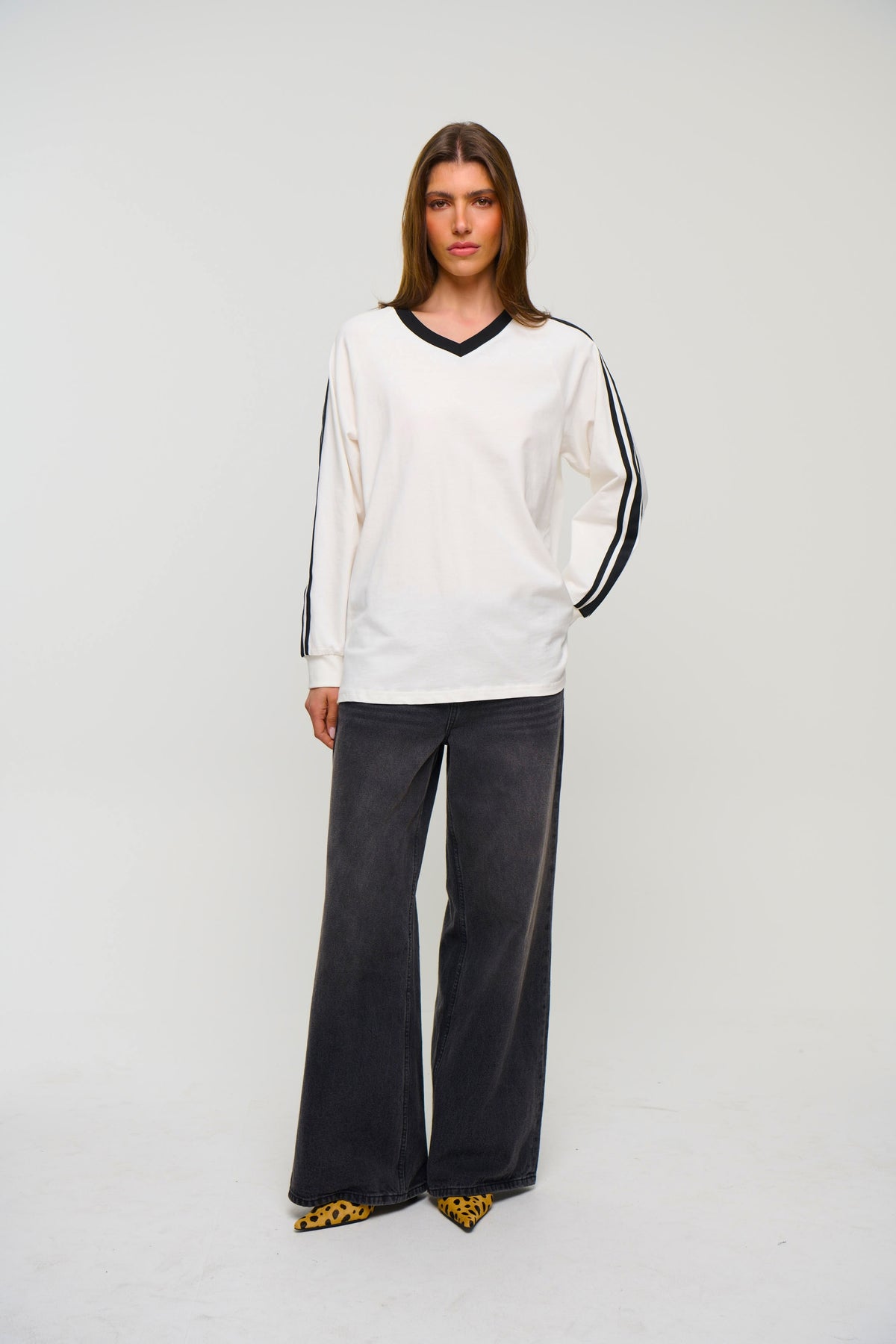 All Stars Long Sleeve Blanc