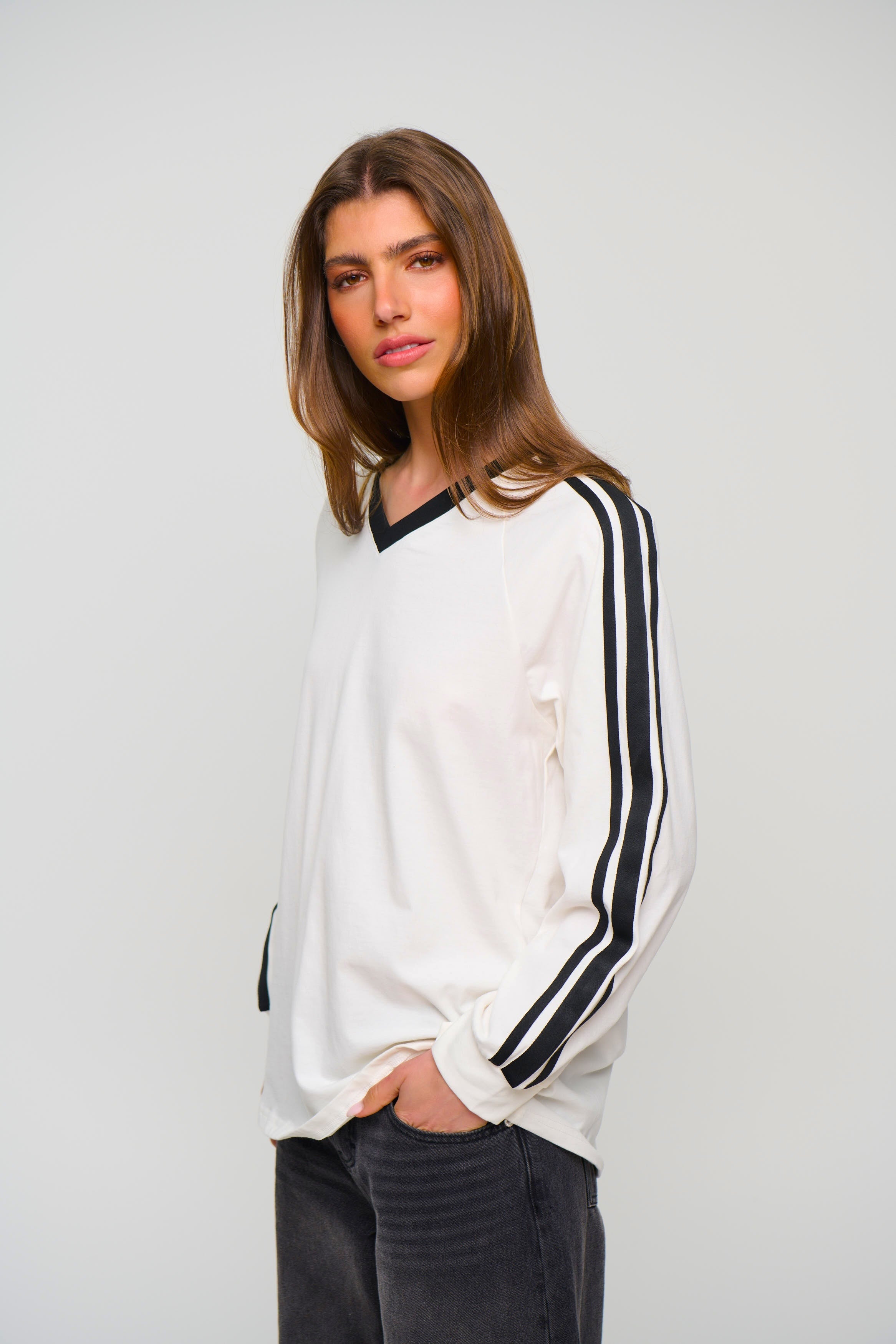 All Stars Long Sleeve Blanc