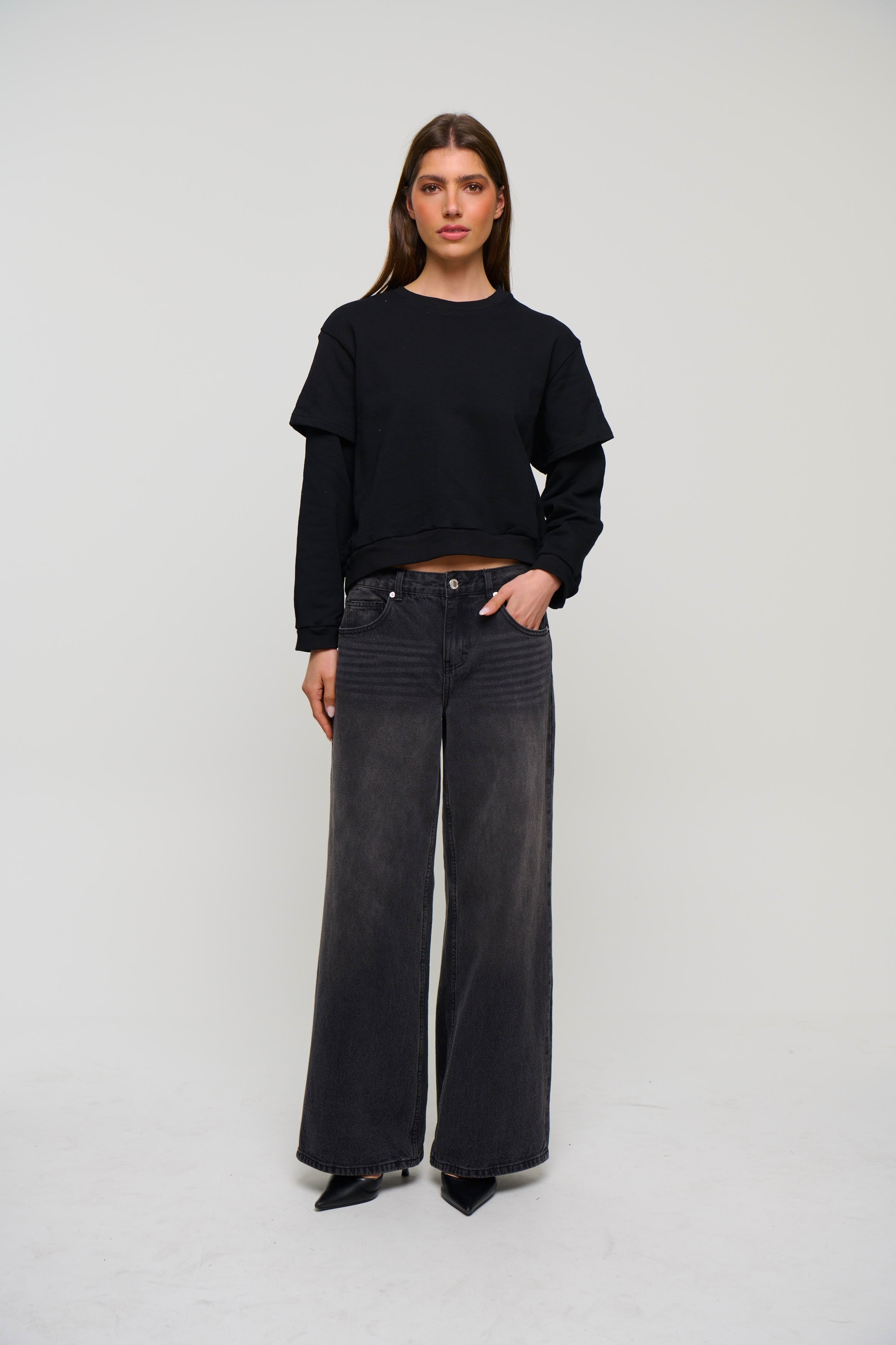 Jazmin Long Sleeve Black
