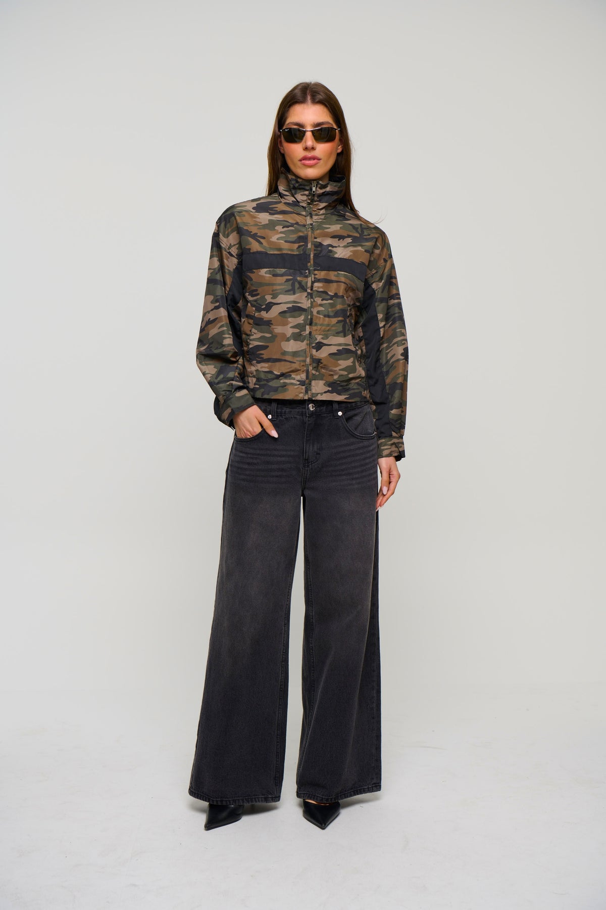 Essential Windbreaker Camo
